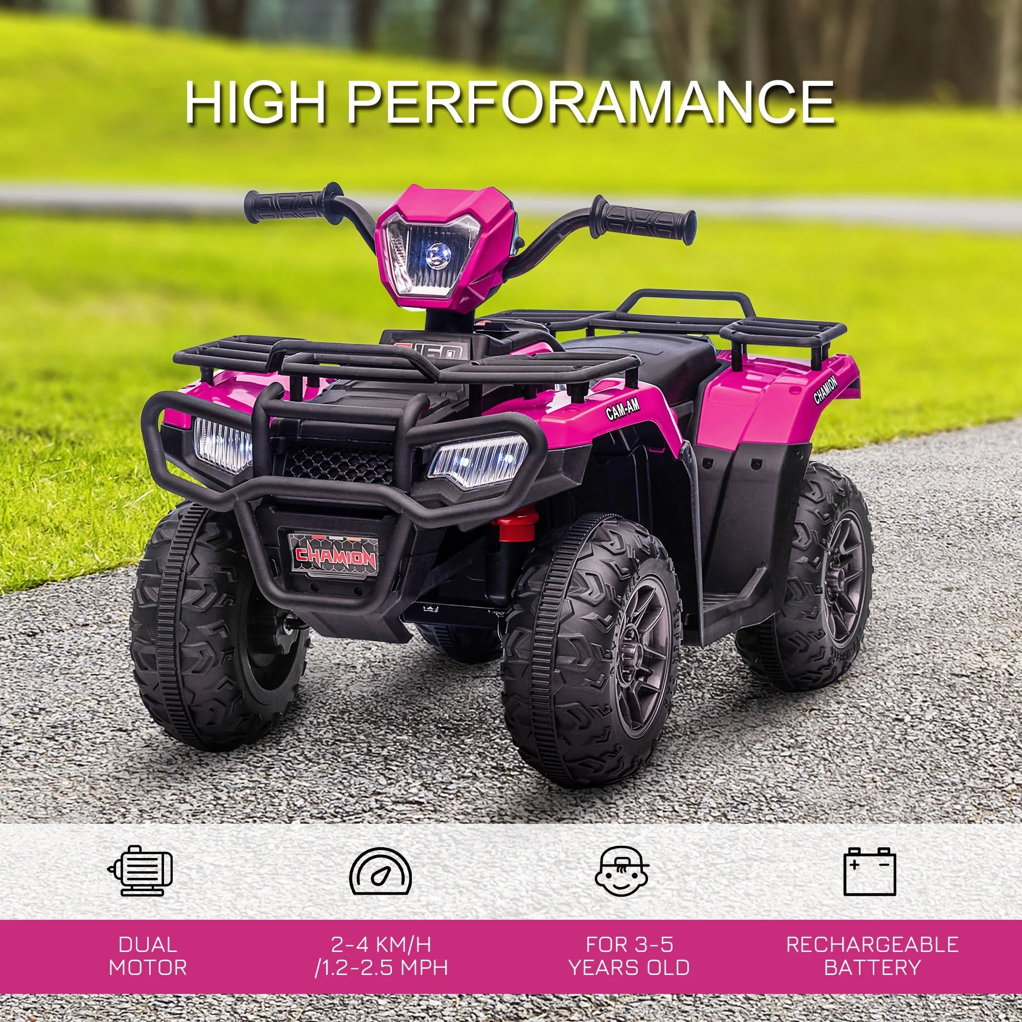 12V Kids Quad Bike with Forward Reverse Functions - Image 4