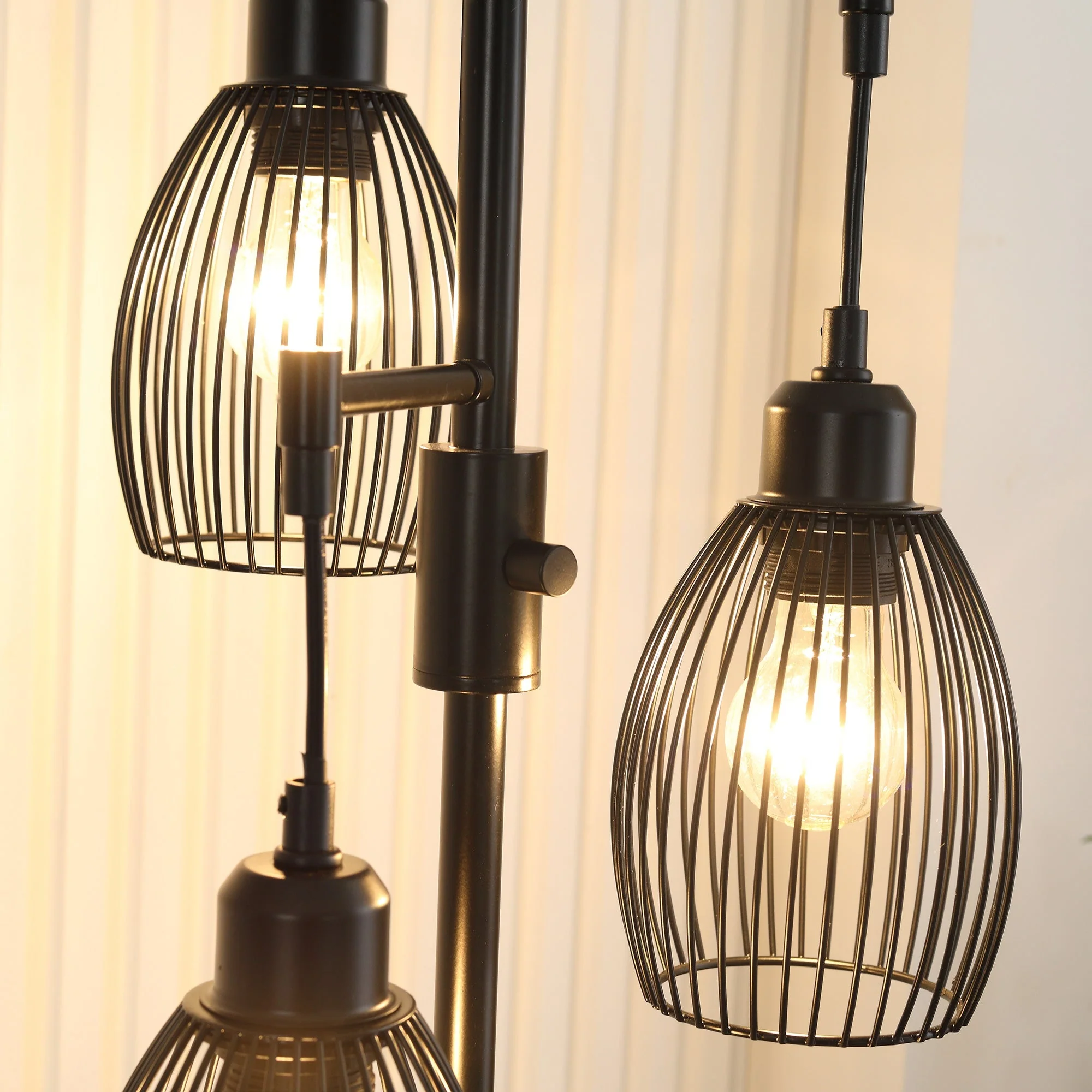 170cm Industrial 3-Light Floor Lamp - Image 8