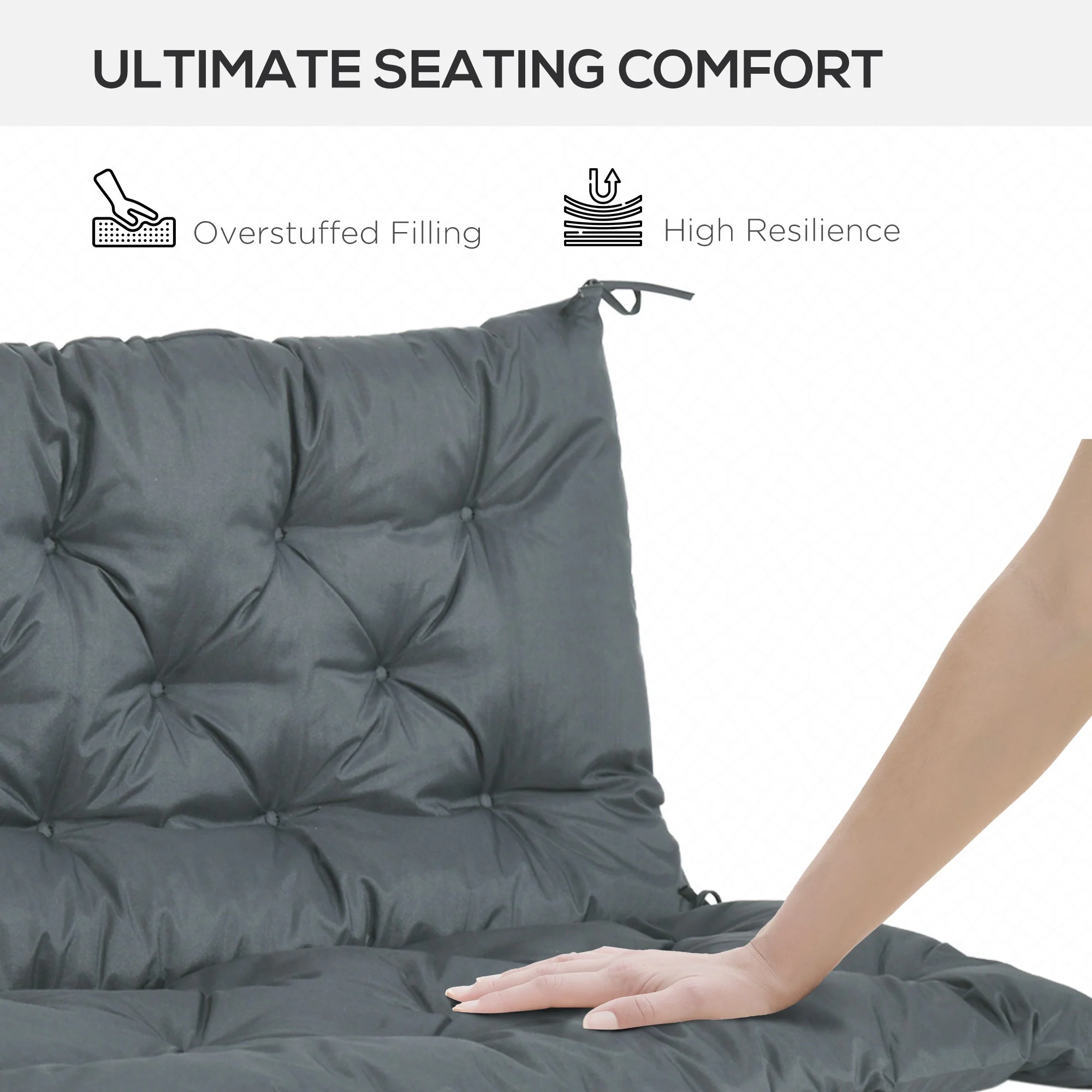 2 Seater Bench Cushion - Image 5