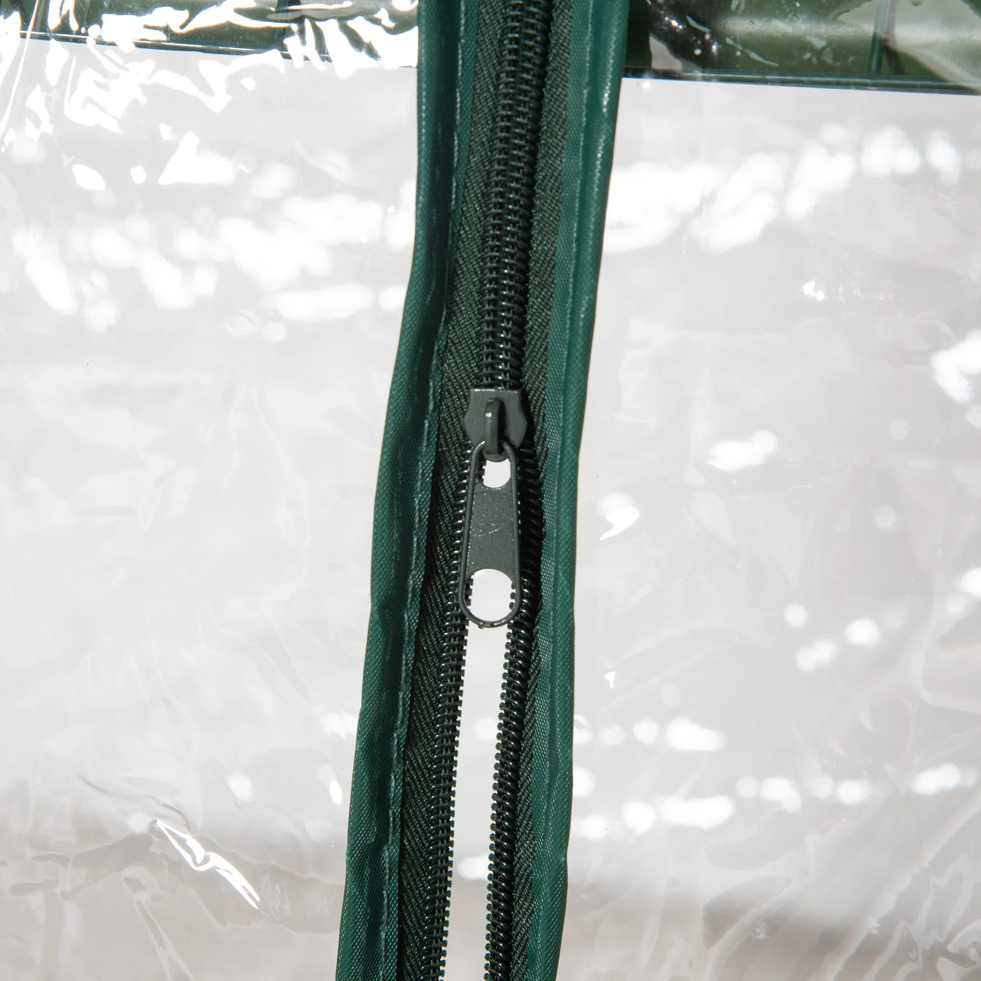3 Tier Mini Greenhouse Portable Garden Grow House with Roll Up Door and Wire Shelves - Image 9