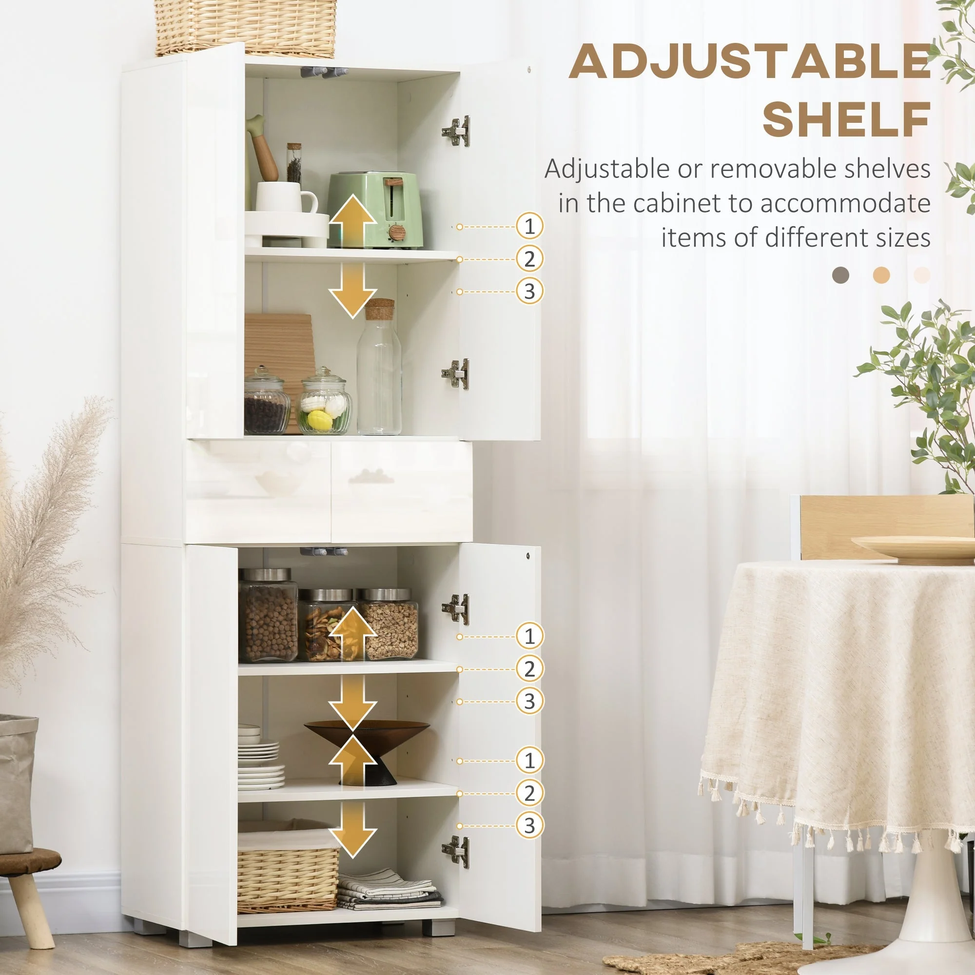 4-Door Kitchen Cupboard - Image 4