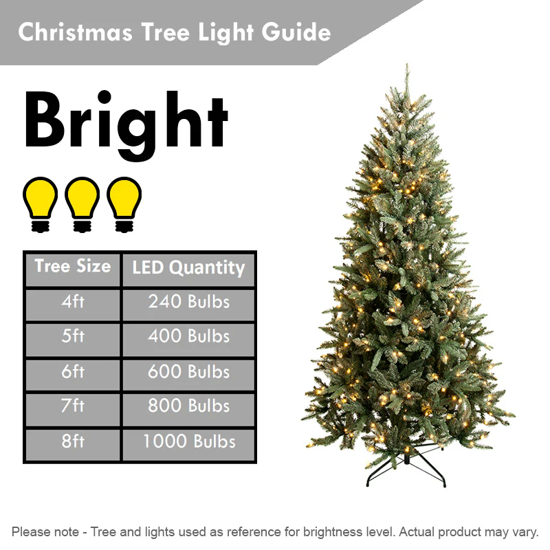5 Foot Christmas Tree Artificial - White Frosted Green 184 Tips - Image 10