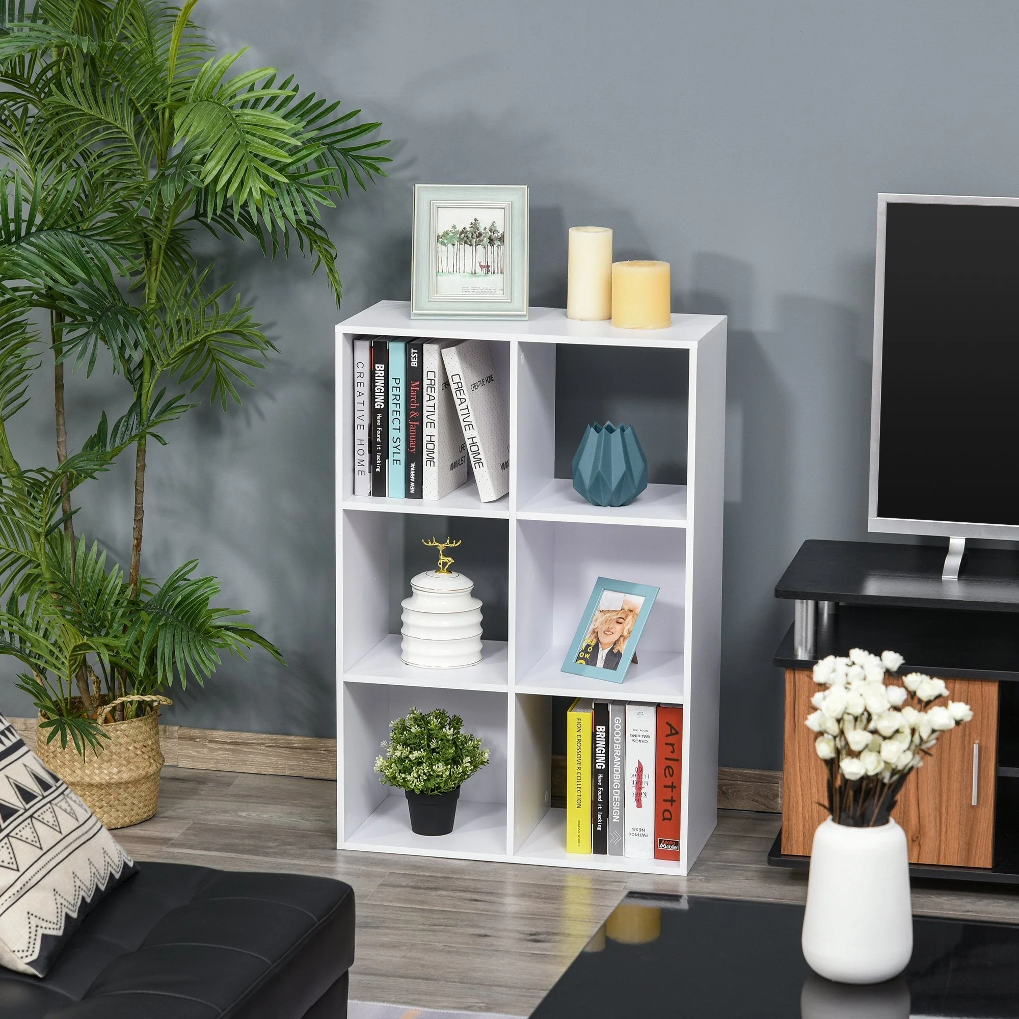 6 Cubes Shelving Cabinet - Image 2