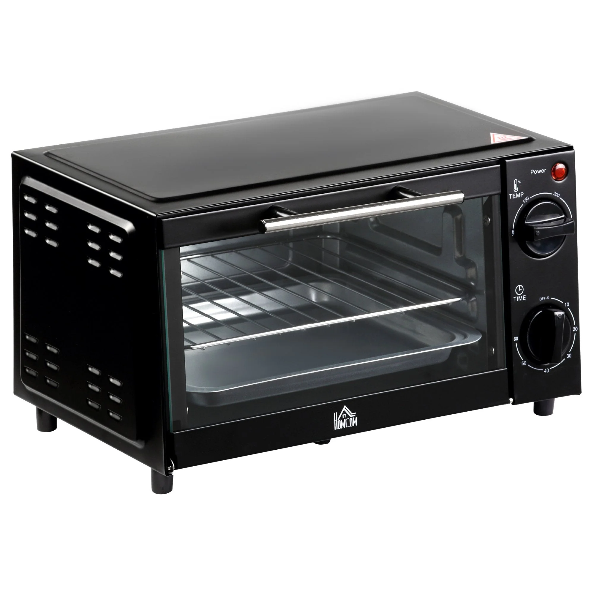 9L 230C Mini Oven With Timer Black - Image 2