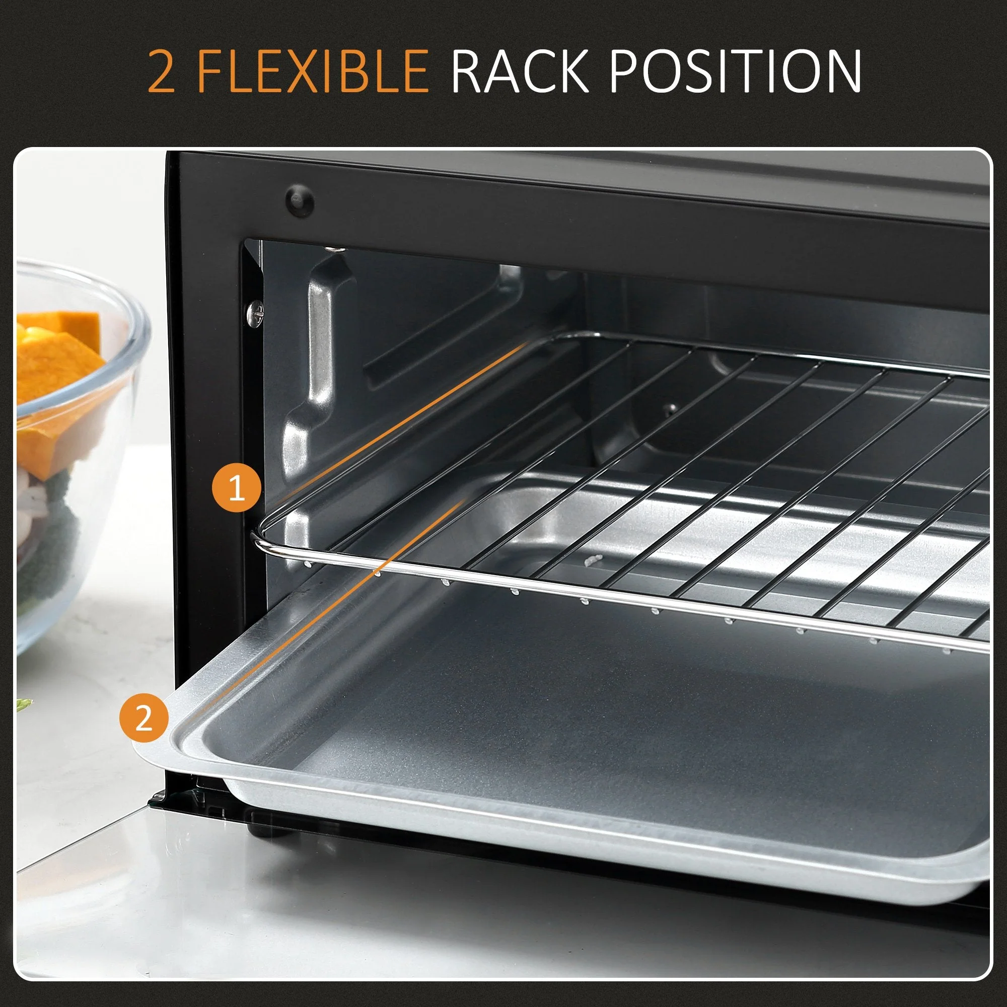 9L 230C Mini Oven With Timer Black - Image 7
