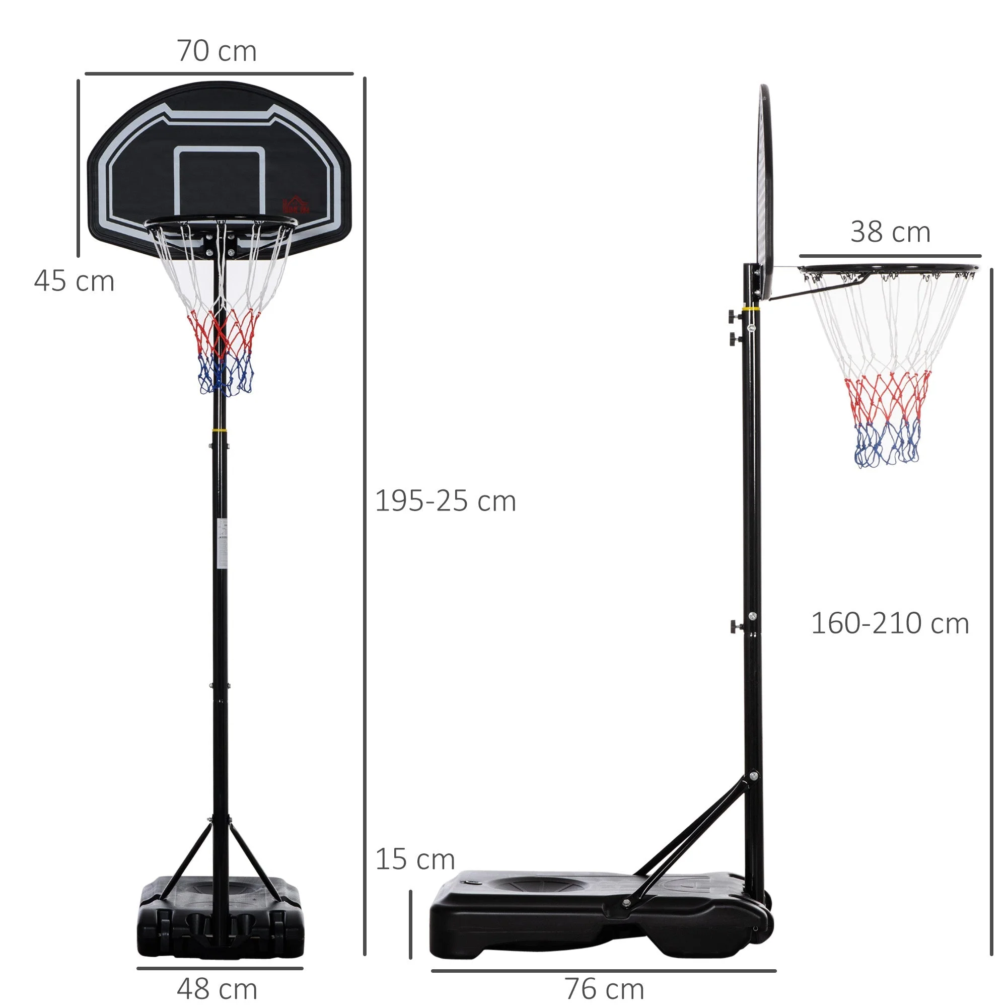 Adjustable Basketball Hoop and Stand - Image 2