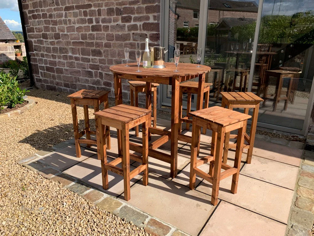 Alfresco Garden Chair Set by Charles Taylor - 6 Seats - Image 3