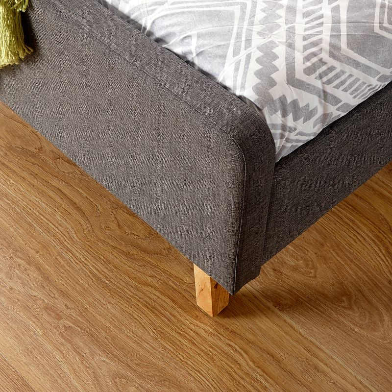 Ashbourne Single Bed Grey 3 x 7ft - Image 4