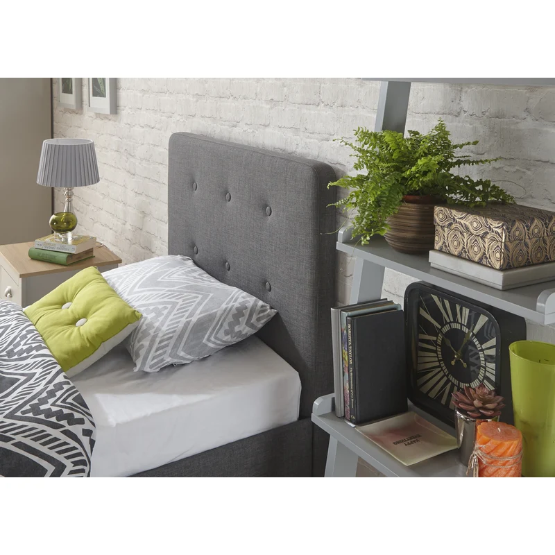 Ashbourne Single Bed Grey 3 x 7ft - Image 5