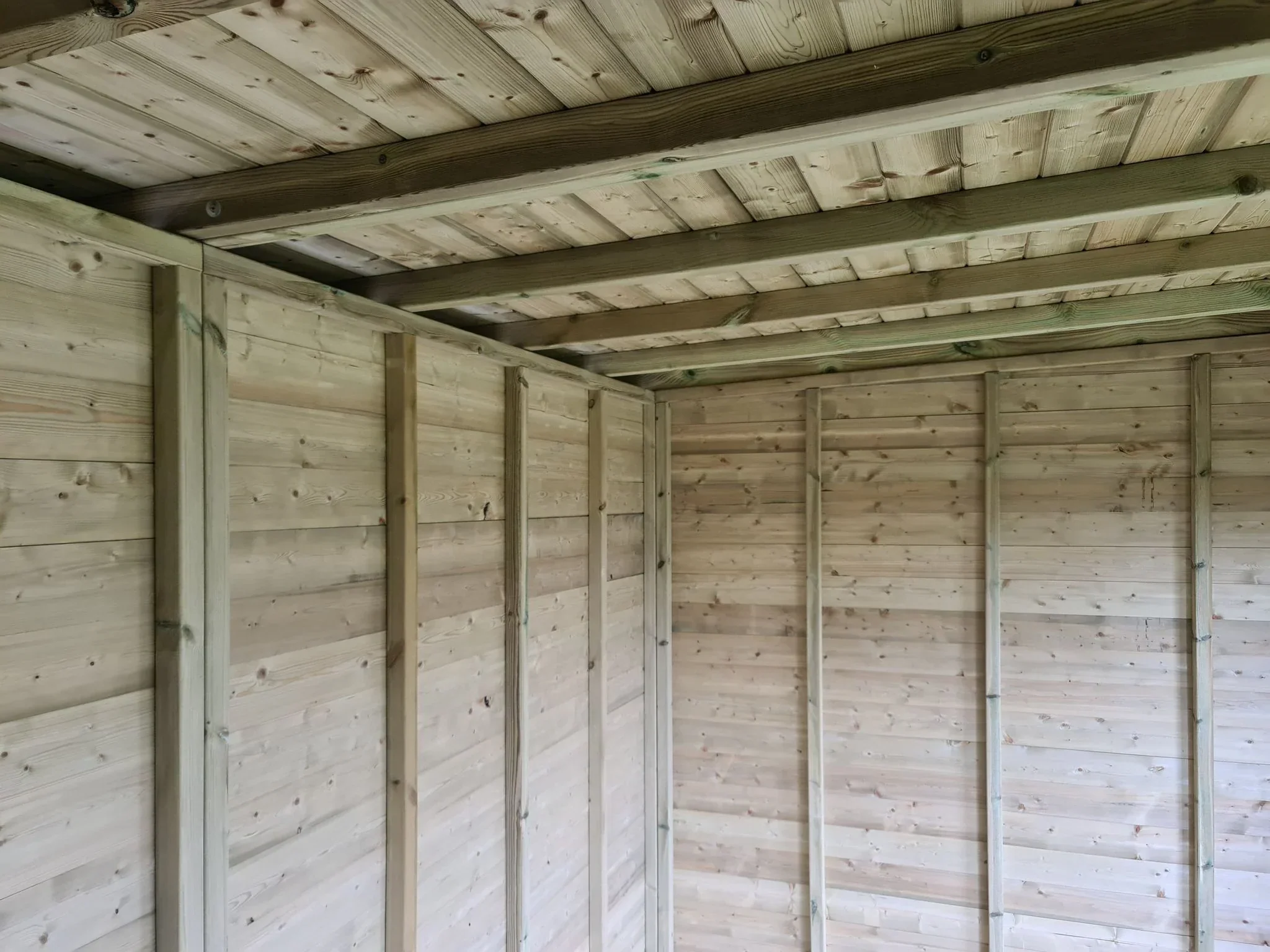 Bakewell Garden Summerhouse 3.6M wide x 3.6M deep Pent Roof  by Churnet Valley - BAKE12X12 - Image 3