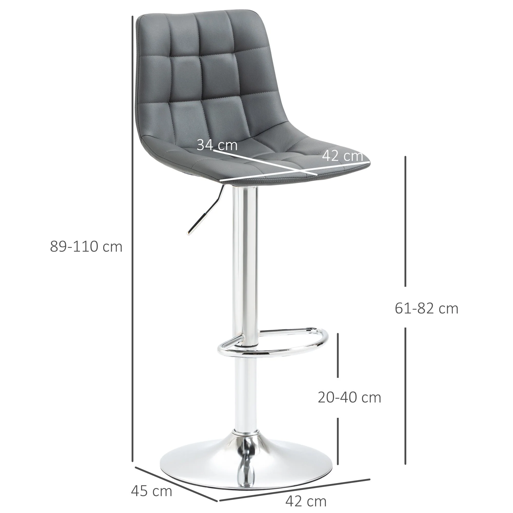 Bar Stools Set of 2 - Image 3