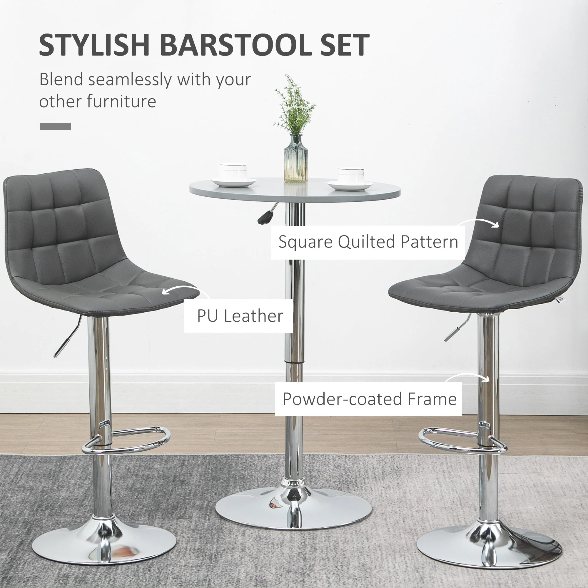 Bar Stools Set of 2 - Image 4