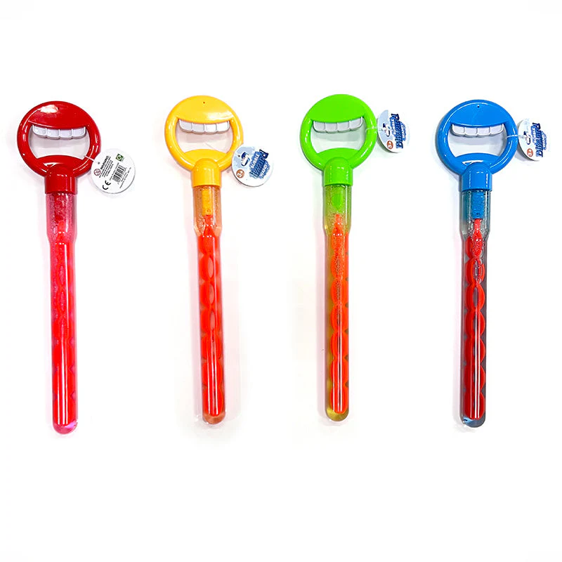 Bubble Blizzard Wand Happy Face - 44cm - Image 2