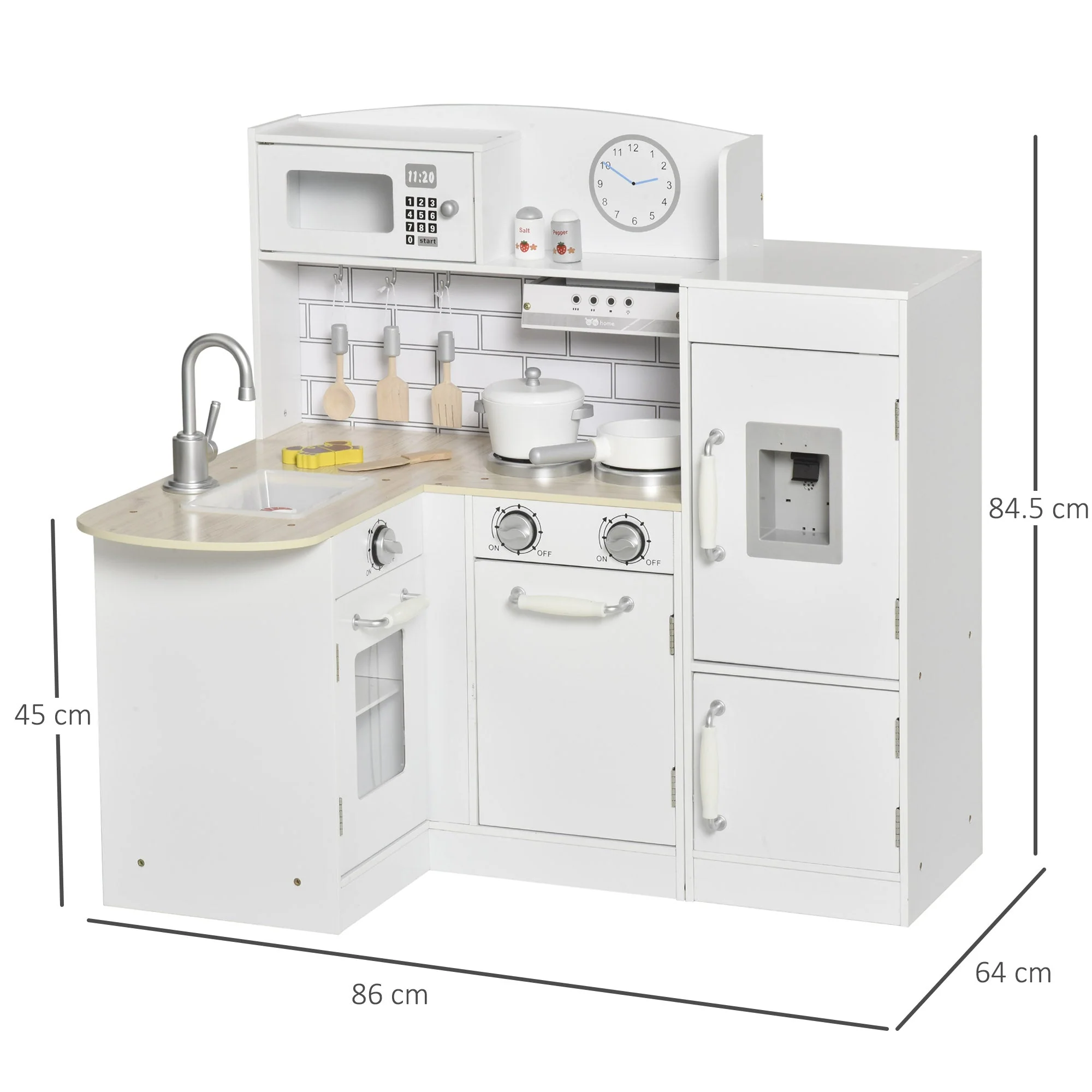 Childrens Electronic Cooking Kitchen Toy w/ Microwave - Image 2