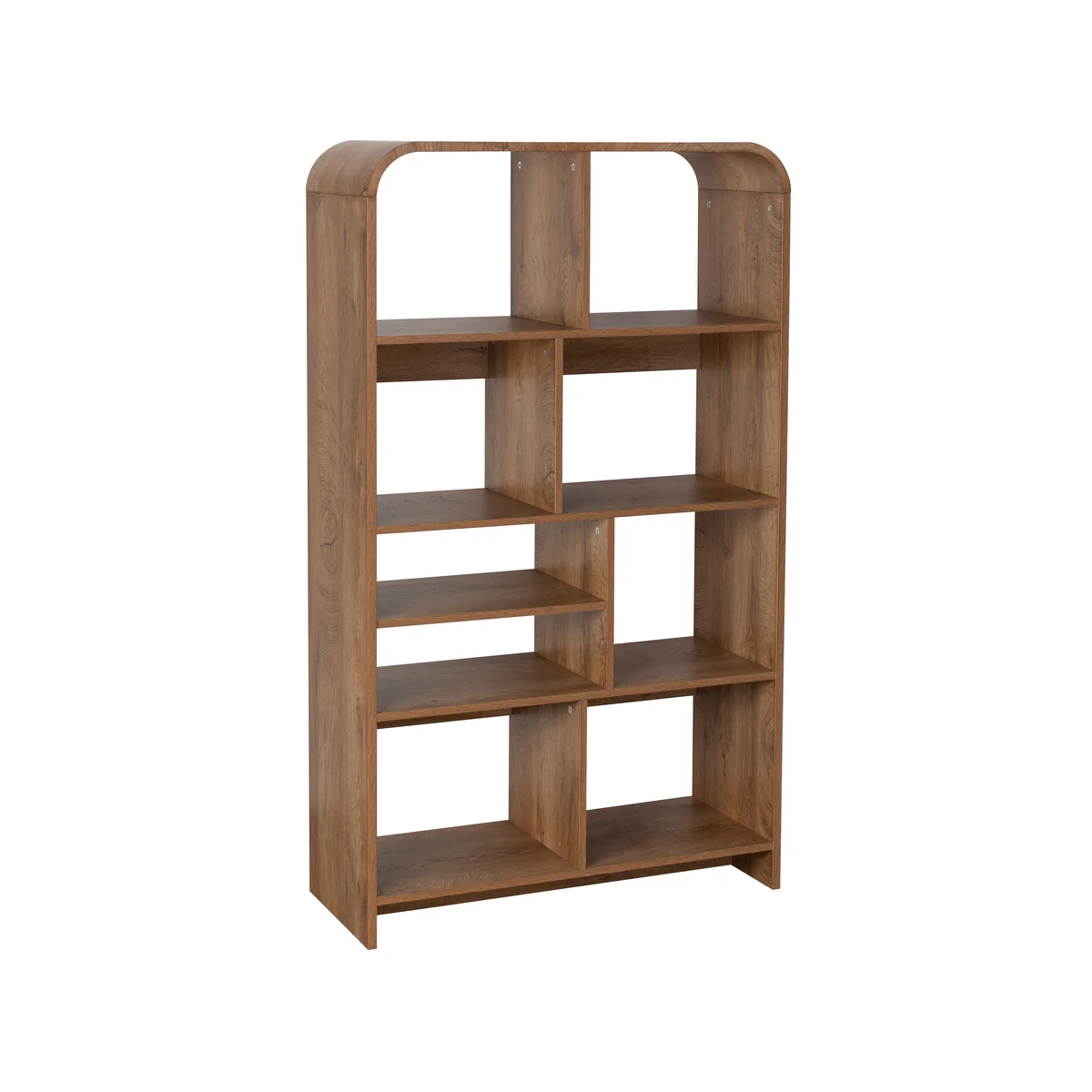 Copenhagen Tall Bookcase Dark Brown 9 Shelves - Image 3