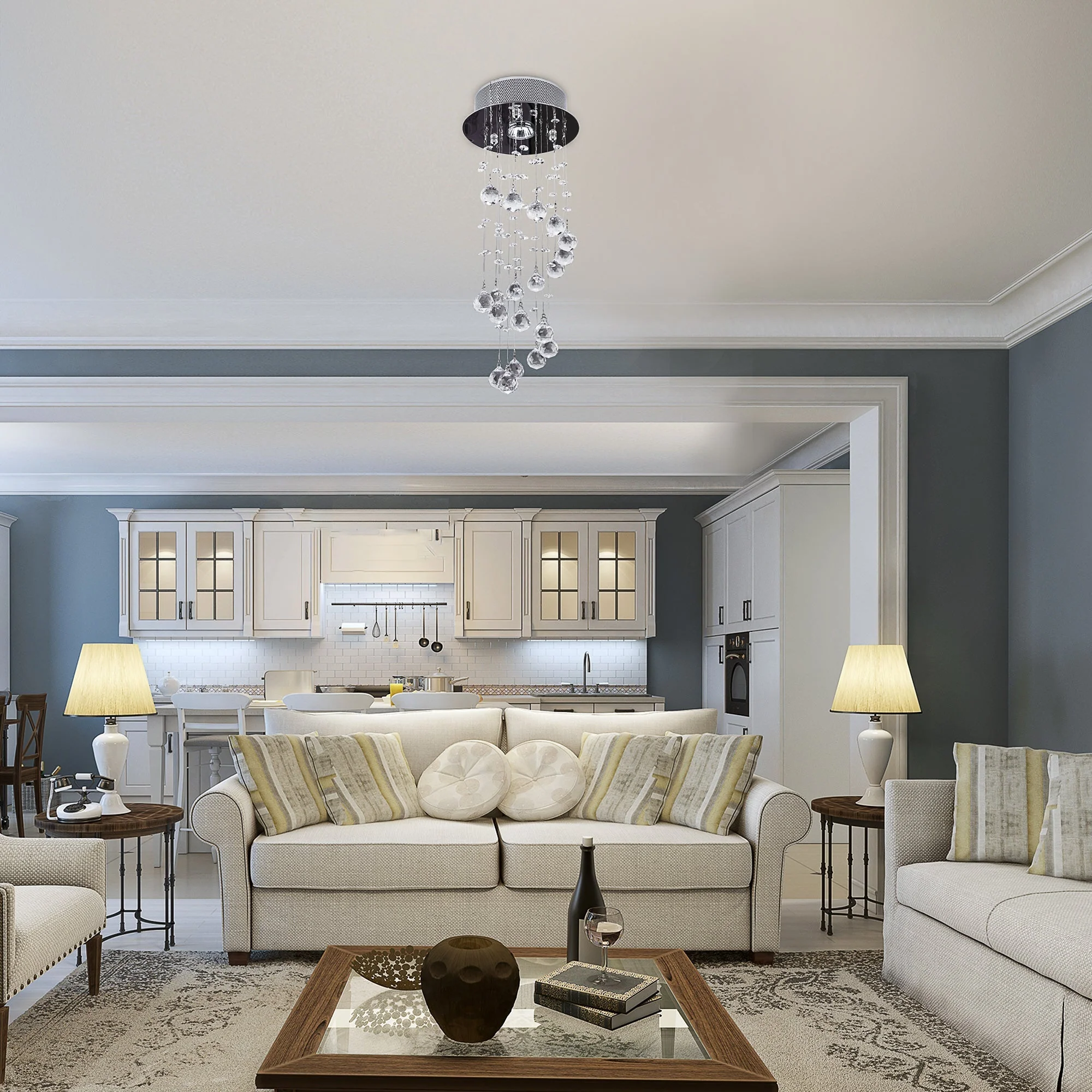 Crystal Ceiling Chandelier - Image 2