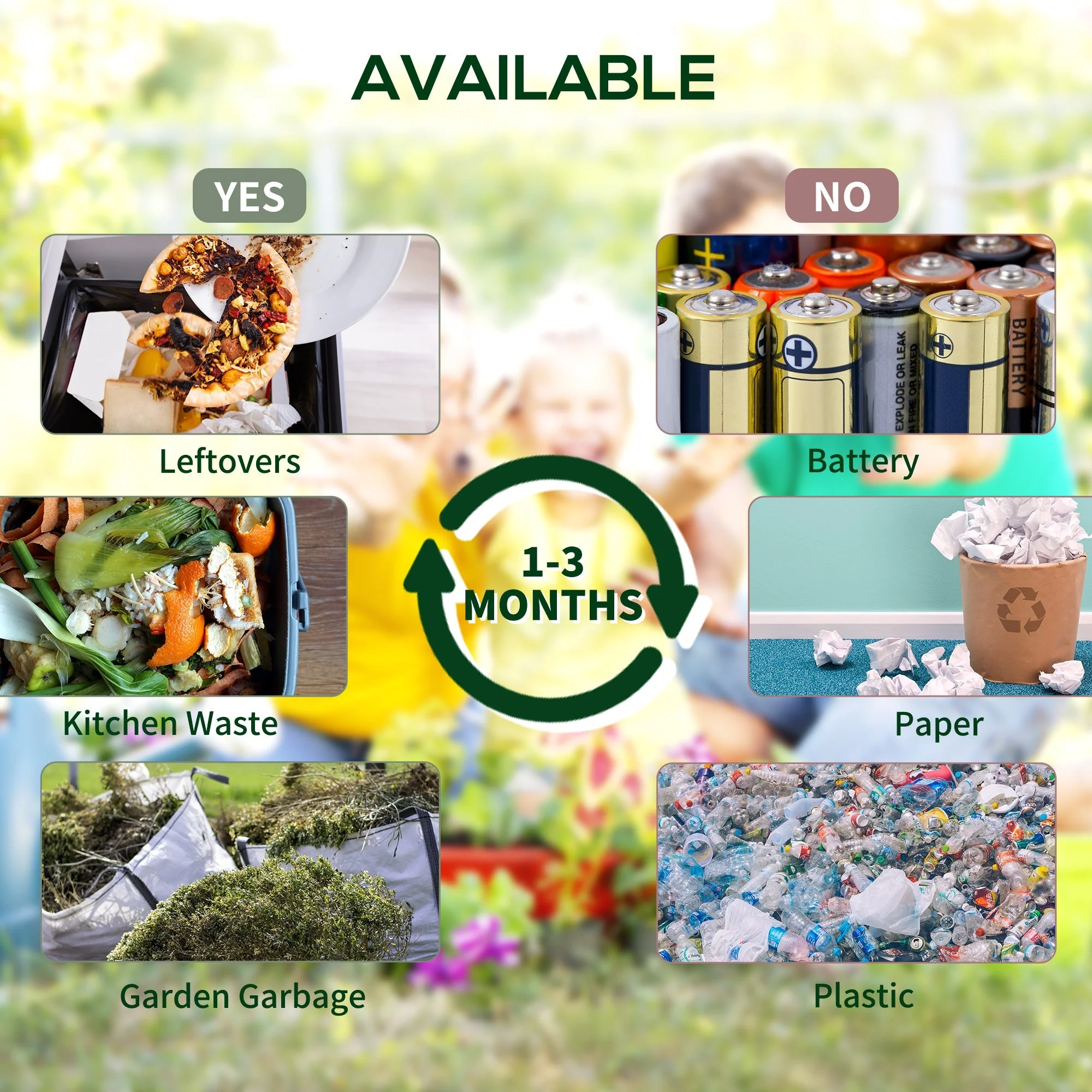 Dual Chamber Garden Compost Bin - Image 6