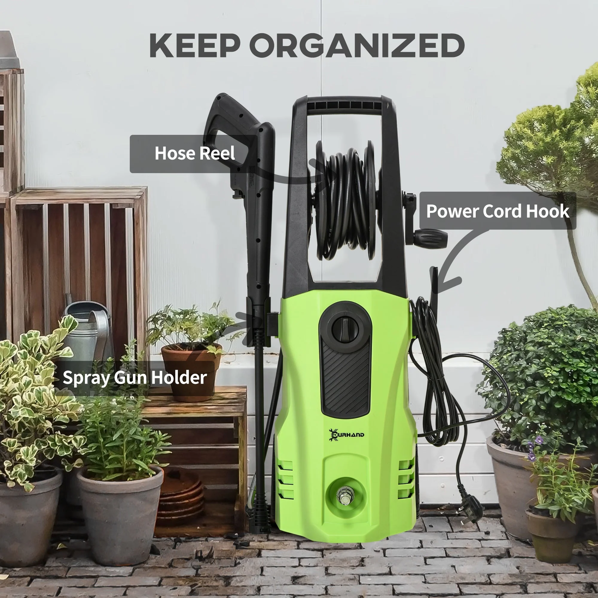 DURHAND 1800W High Pressure Washer - Image 7