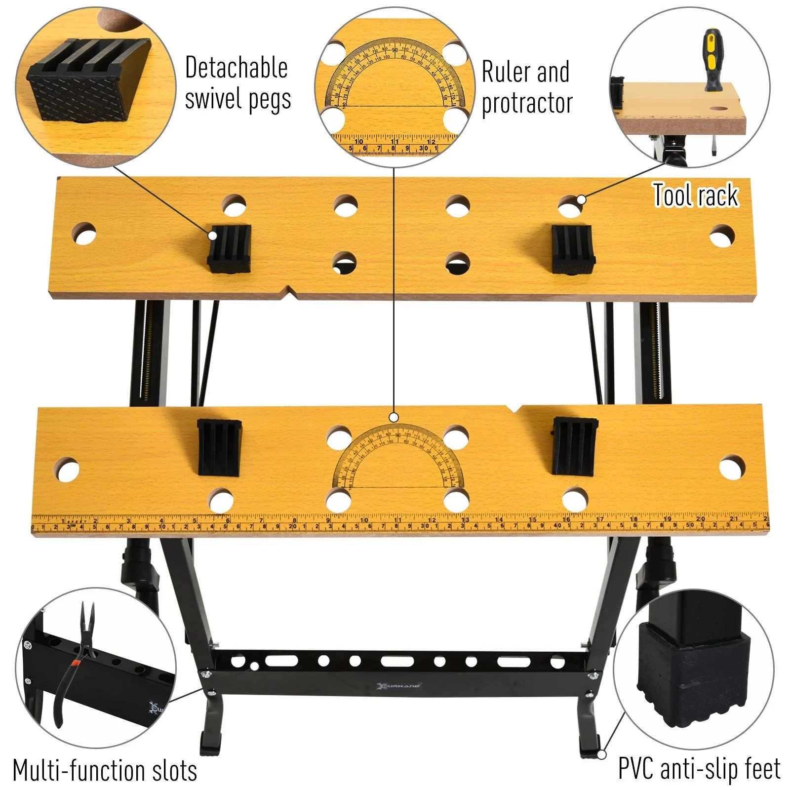 DURHAND 4-in-1 Work Bench - Image 5