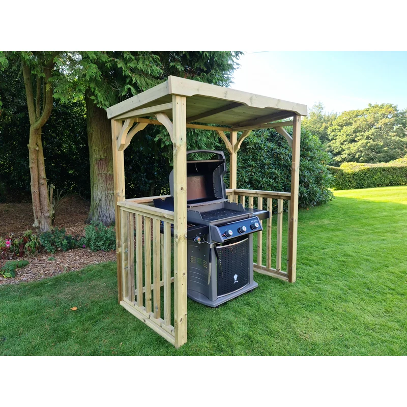 Emily Garden BBQ Shelter by Croft Natural Neutral - Image 3