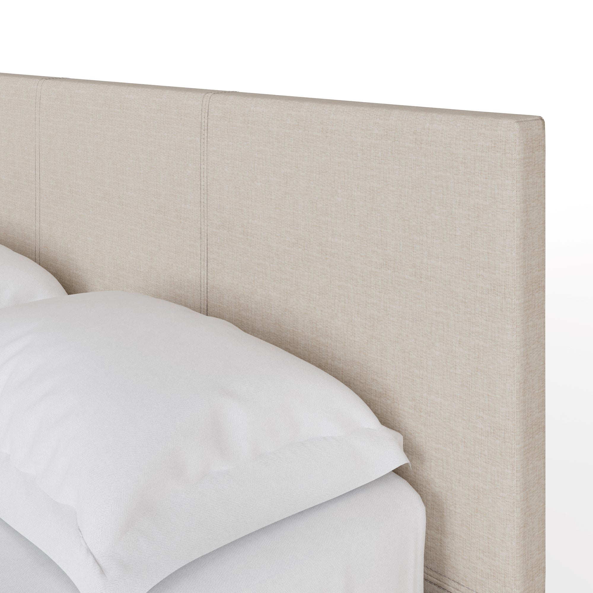 End Lift Double Ottoman Bed Metal & Wood Natural 4 x 7ft - Image 5