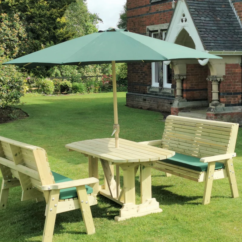 Ergo Garden Patio Dining Set by Croft - 6 Seats - Image 2
