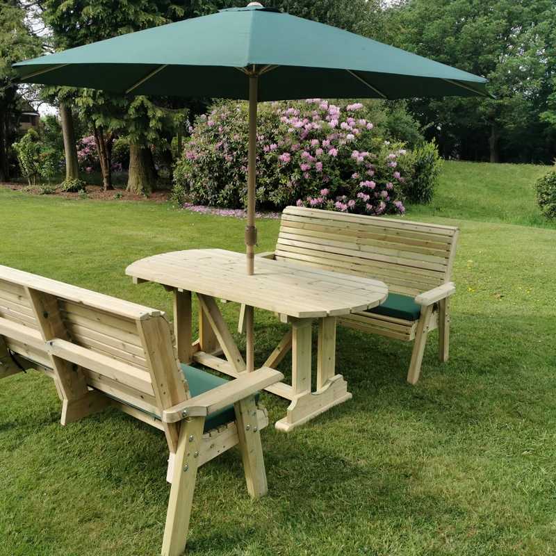Ergo Garden Patio Dining Set by Croft - 6 Seats - Image 3
