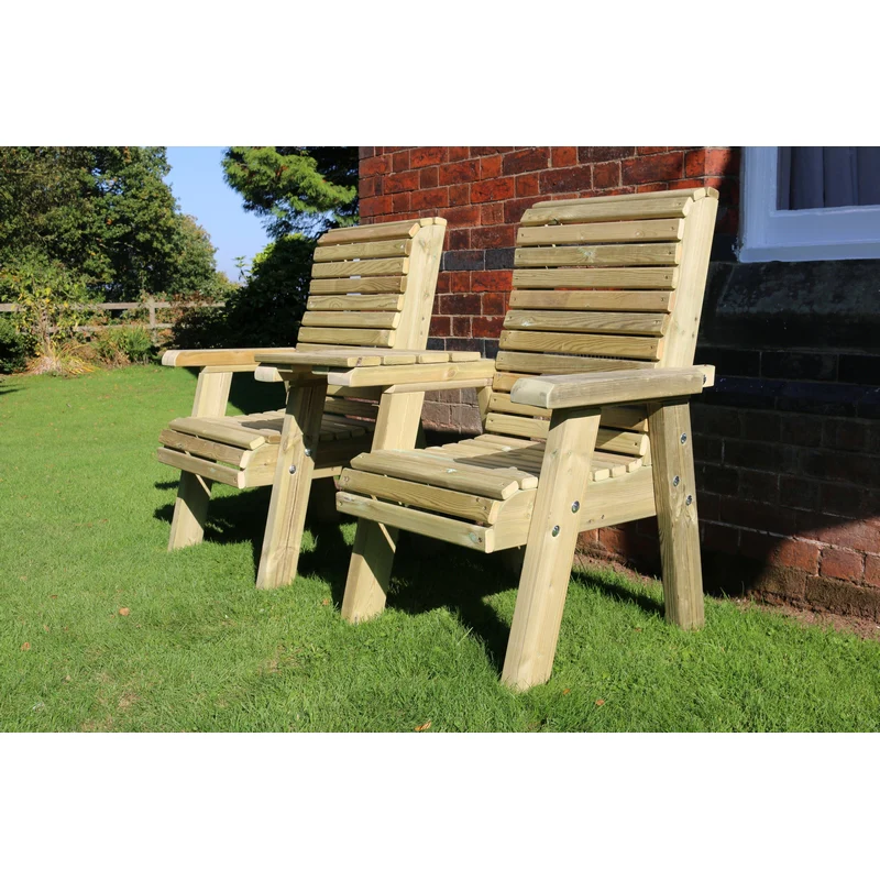 Ergo Garden Tete a Tete by Croft - 2 Seats - Image 2