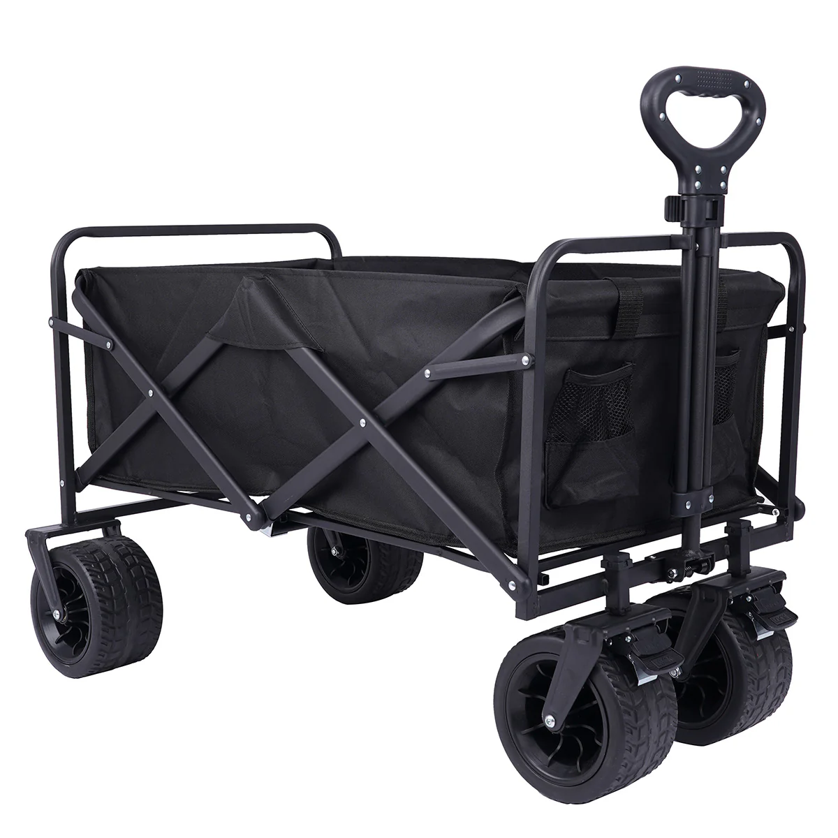 Essentials Folding Camping Festival Trolley Black - 150L by Go Beyond - Image 2