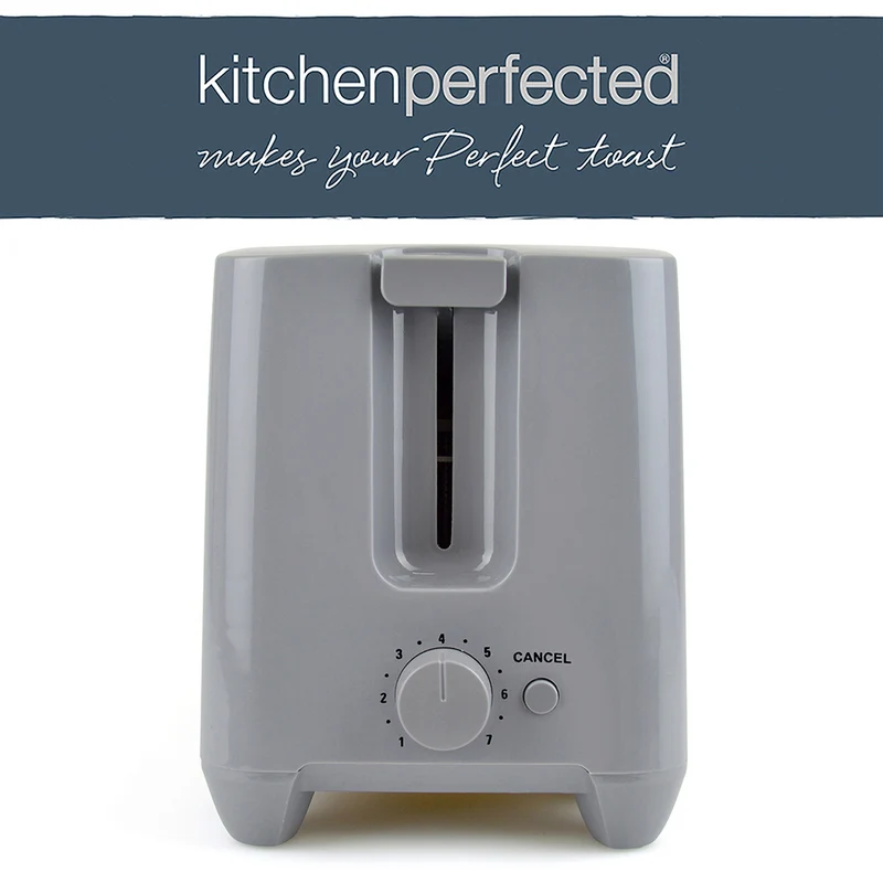 Extra Wide Slot Toaster By KitchenPerfected - Grey - Image 3