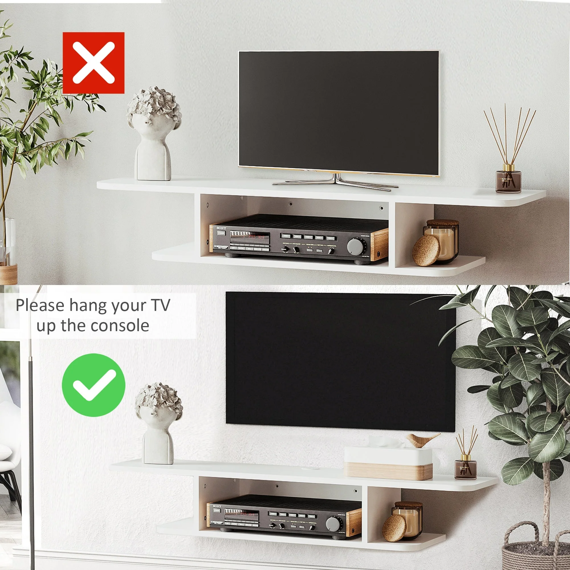 Floating TV Unit Stand for TVs up to 40" - Image 5