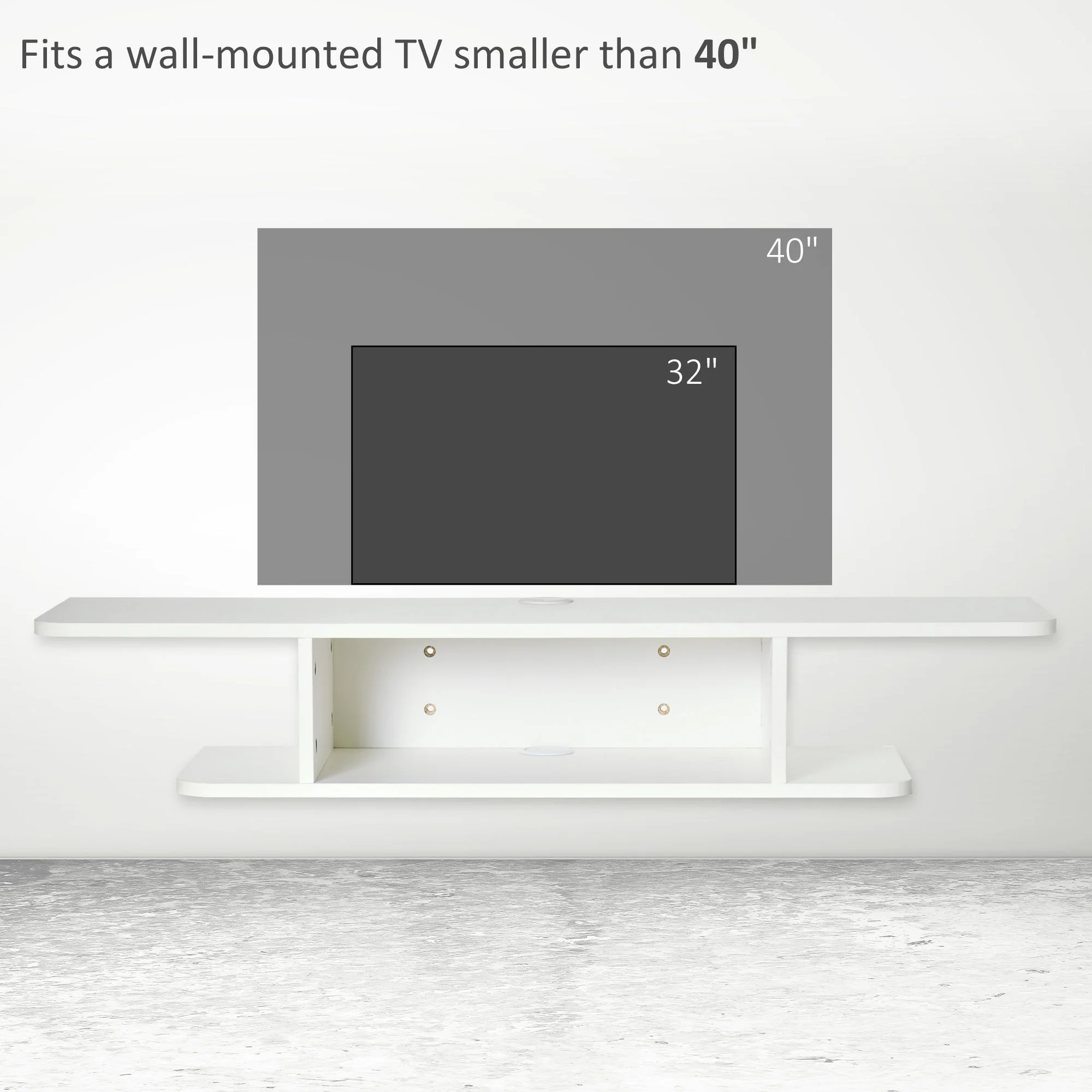 Floating TV Unit Stand for TVs up to 40" - Image 6