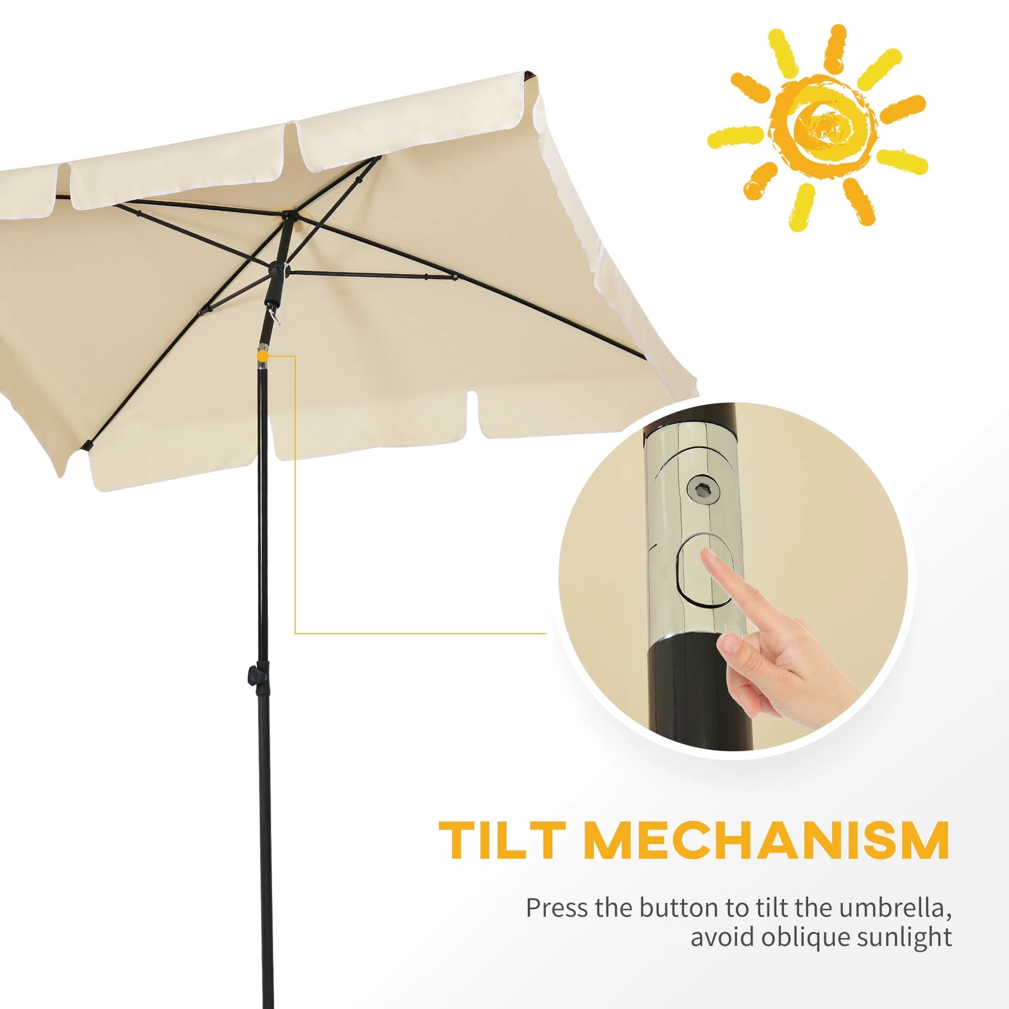 Garden Parasol Umbrella - Image 4