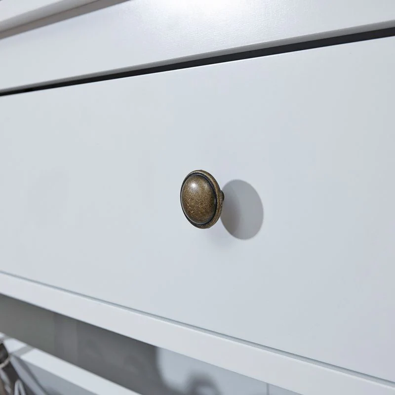 Hattie Tall Shoe Storage White 2 Doors 1 Drawer - Image 5