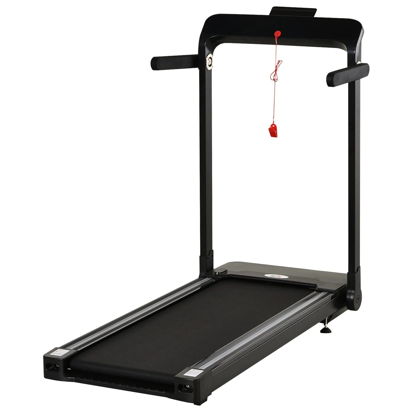 Homcom 600W Foldable Steel Motorised Treadmill Running Machine W/Safety Button - Image 8