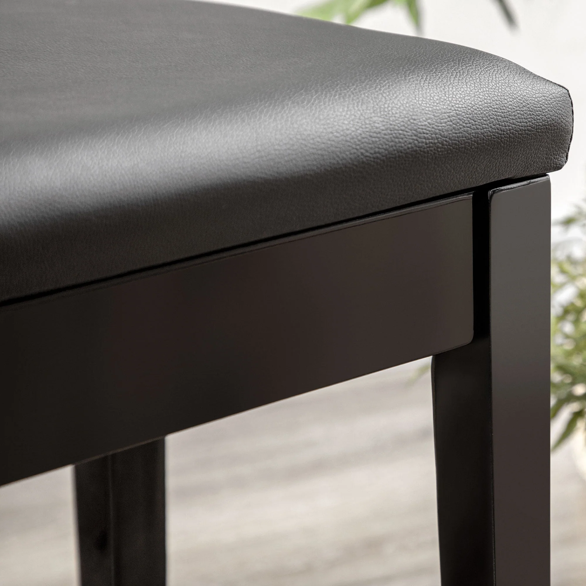 Homcom Faux Leather Padded Piano Stool - Image 8