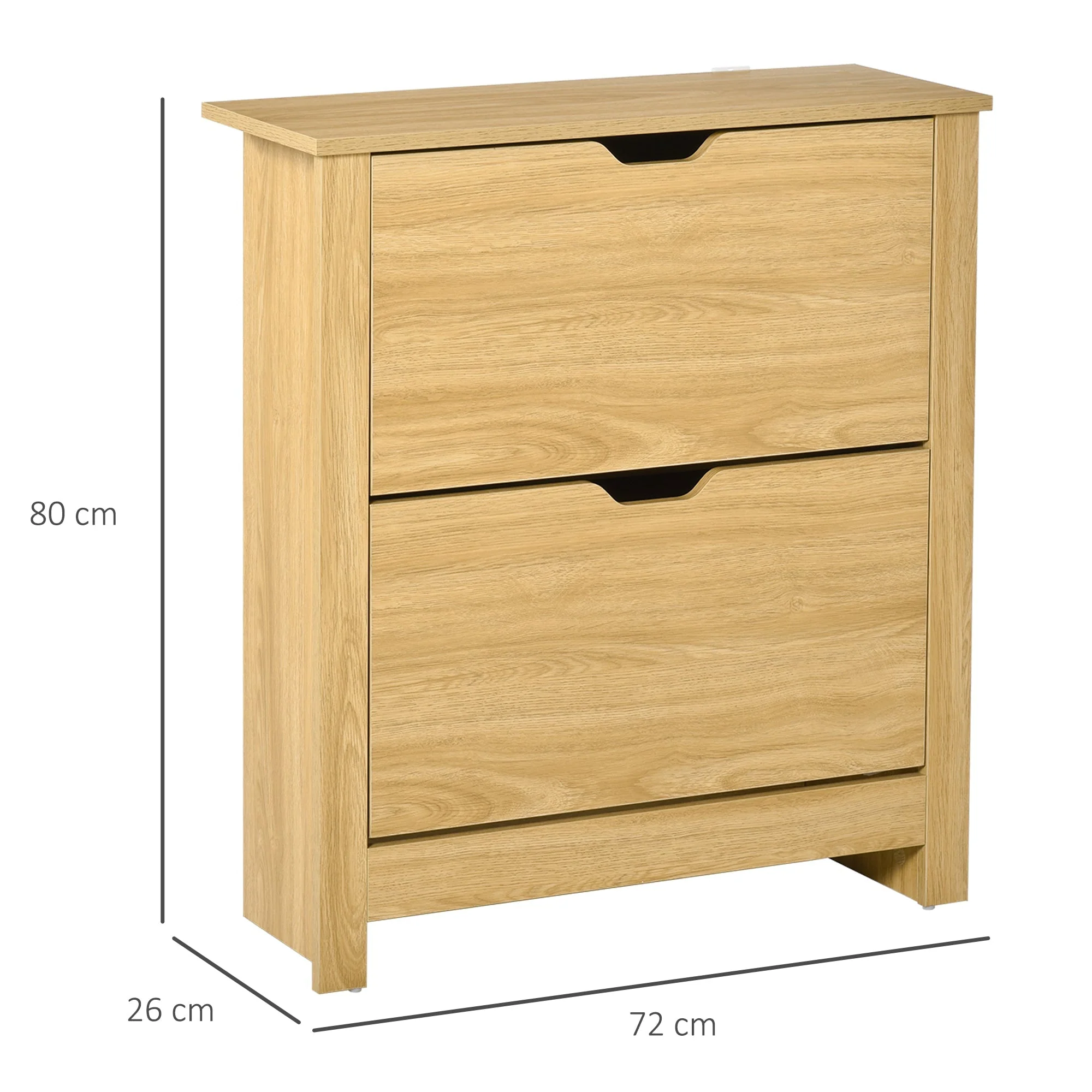 Homcom Narrow Shoe Cabinet - Image 3
