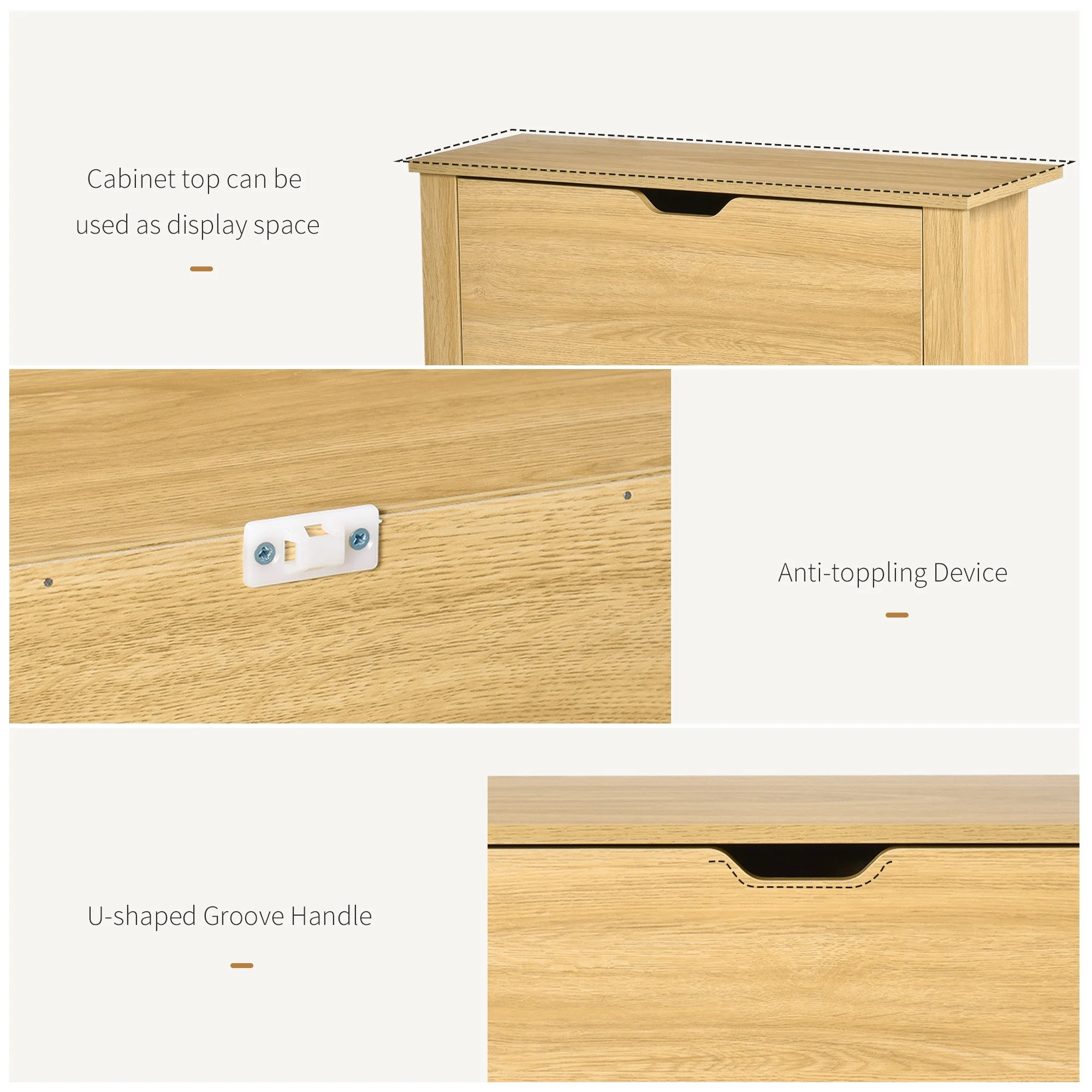 Homcom Narrow Shoe Cabinet - Image 6