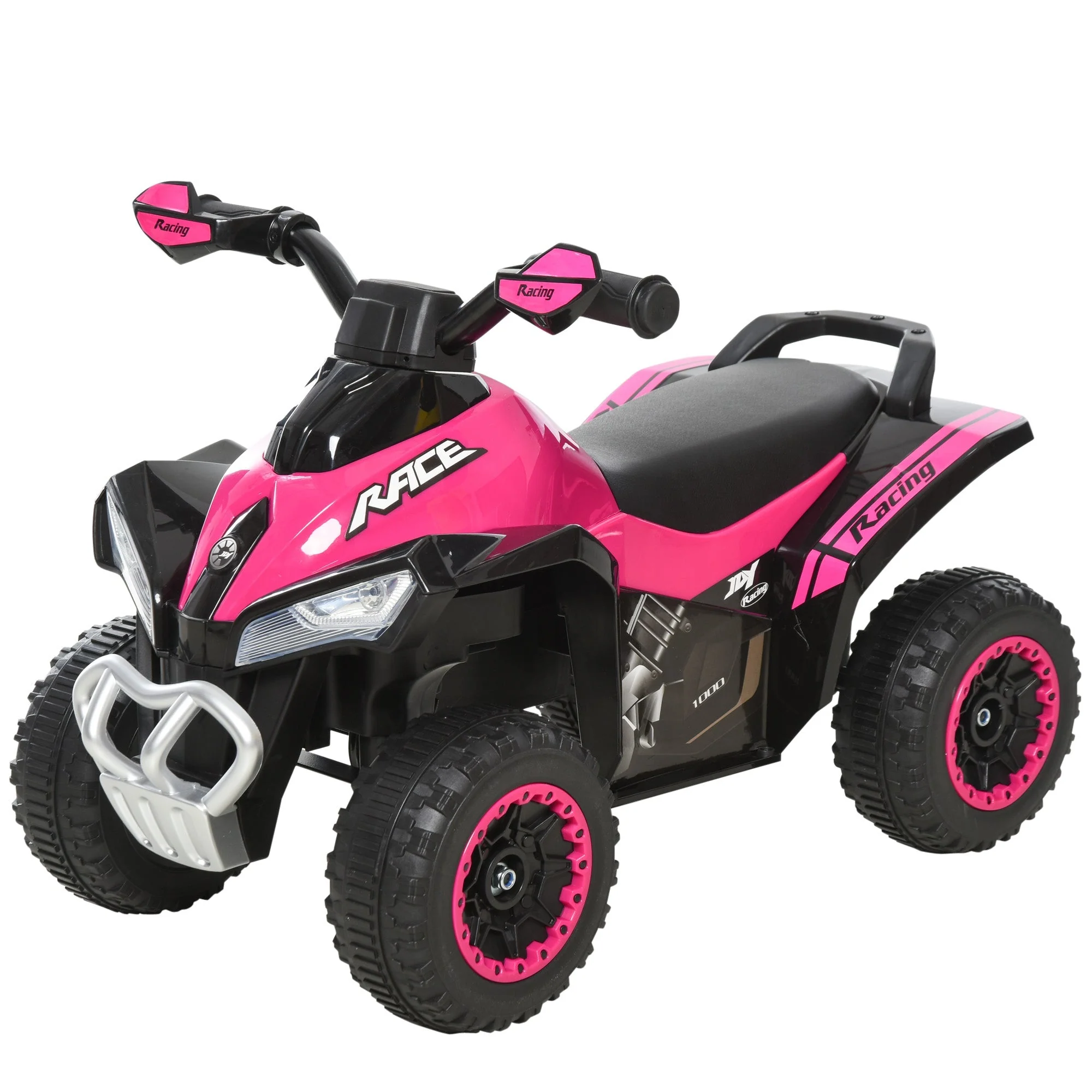 Homcom Ride on Toy for Kids 4 Wheel Foot-to-Floor Sliding Walking Car Toy Motorcycle Baby Walker Toddler Toys for for 18-36 Months Boys and Girls - Image 7