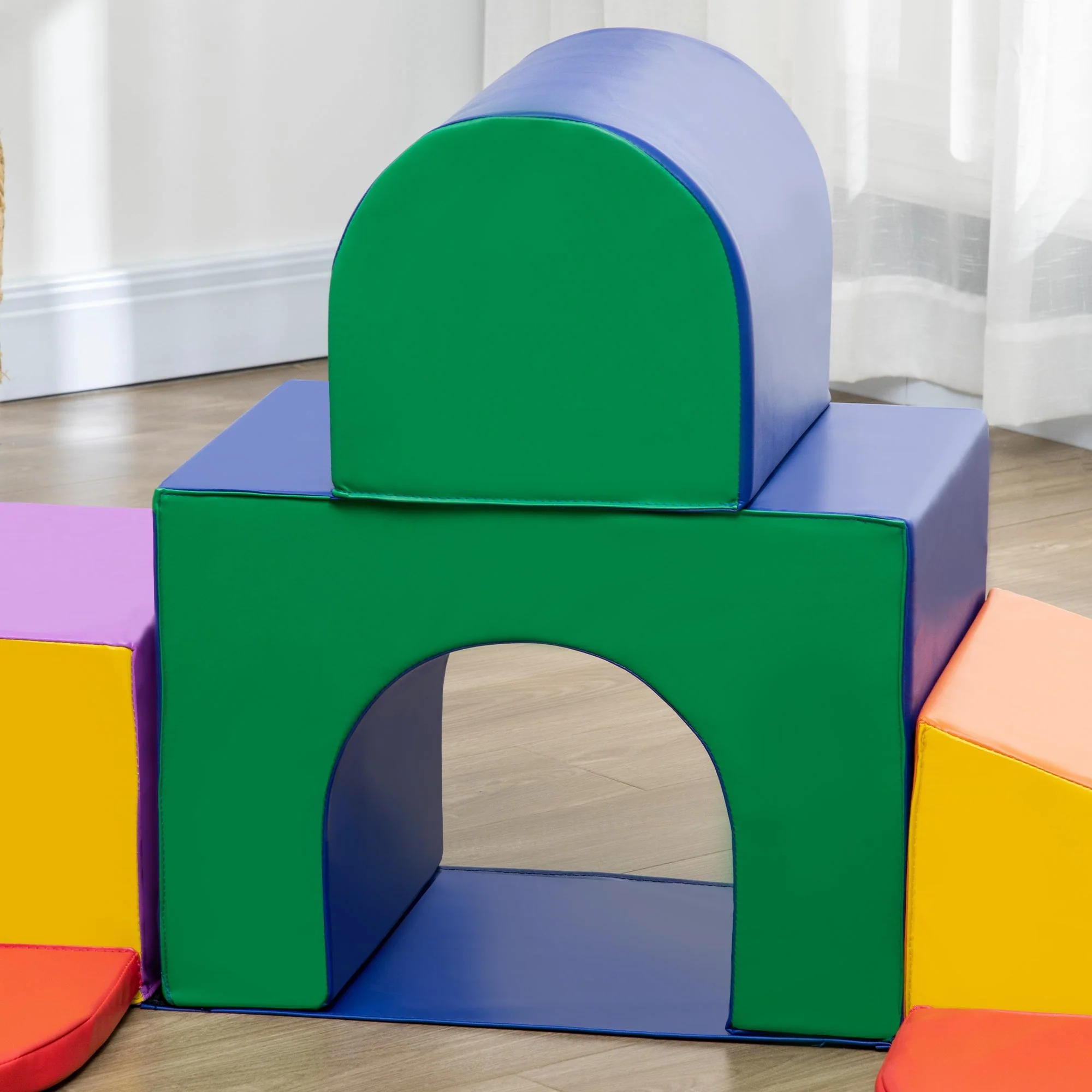 Homcom Seven-Piece Kids Soft Playset - Image 9
