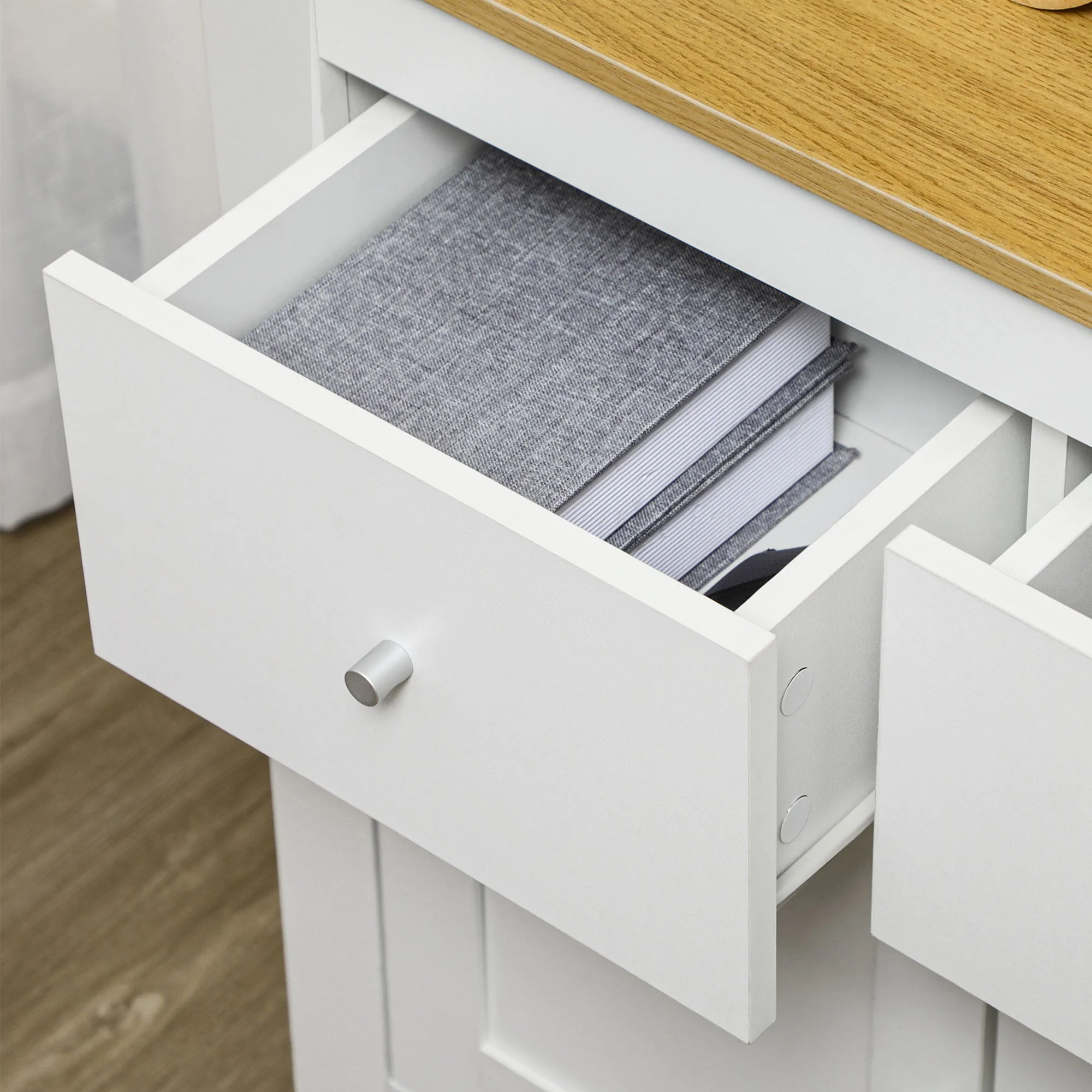 Homcom Sideboard Storage Cabinet - Image 8