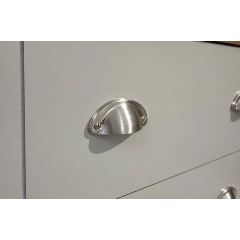 Kendal Chest of Drawers Grey 3 Drawers - Image 4