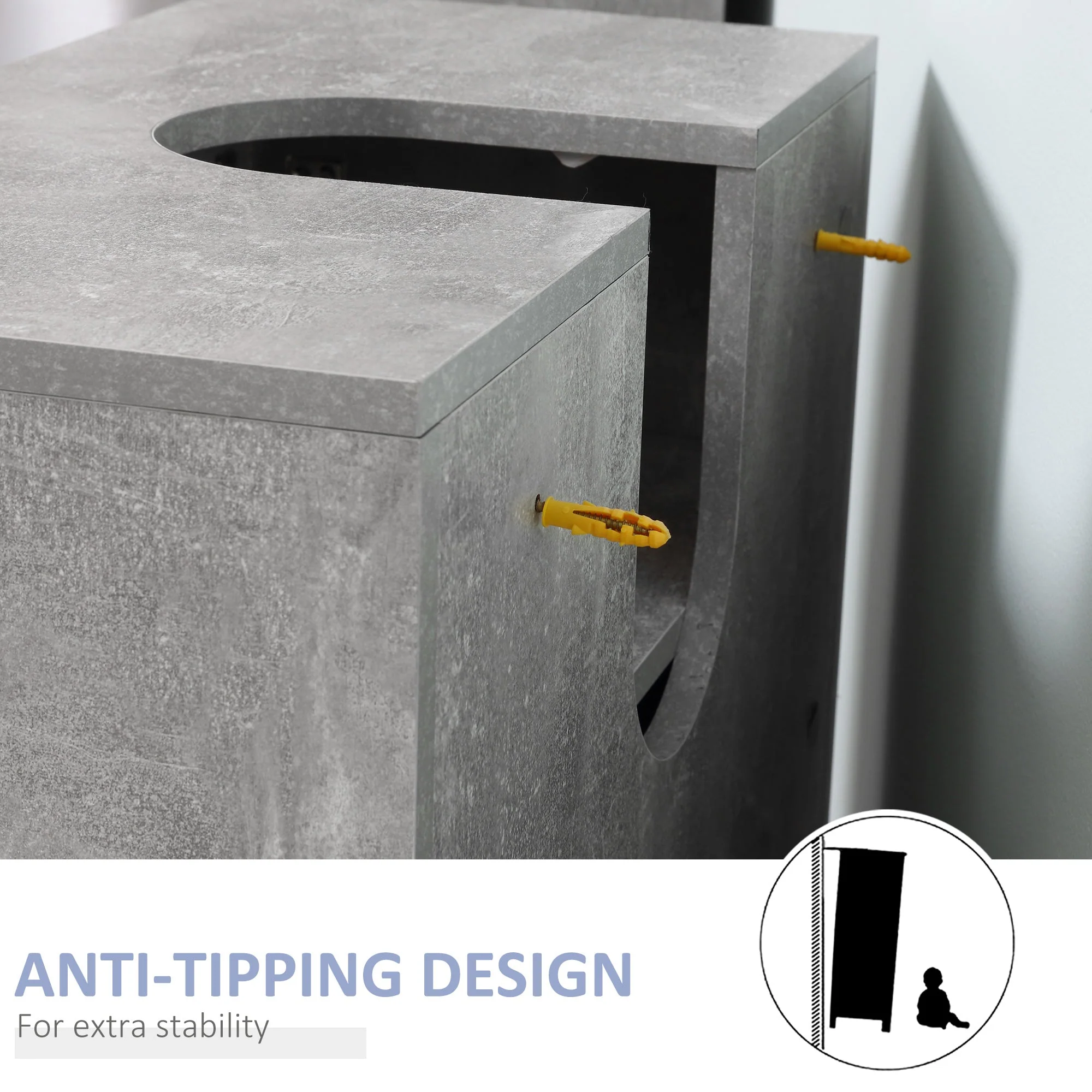 kleankin Under Sink Cabinet - Image 5