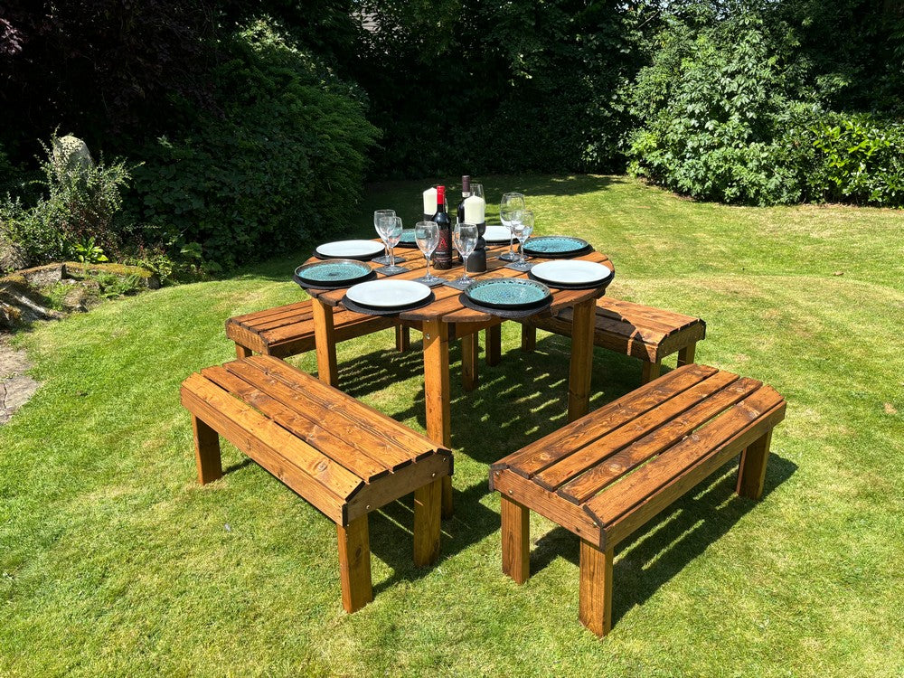 Knights Garden Patio Dining Set by Charles Taylor - 8 Seats - Image 10