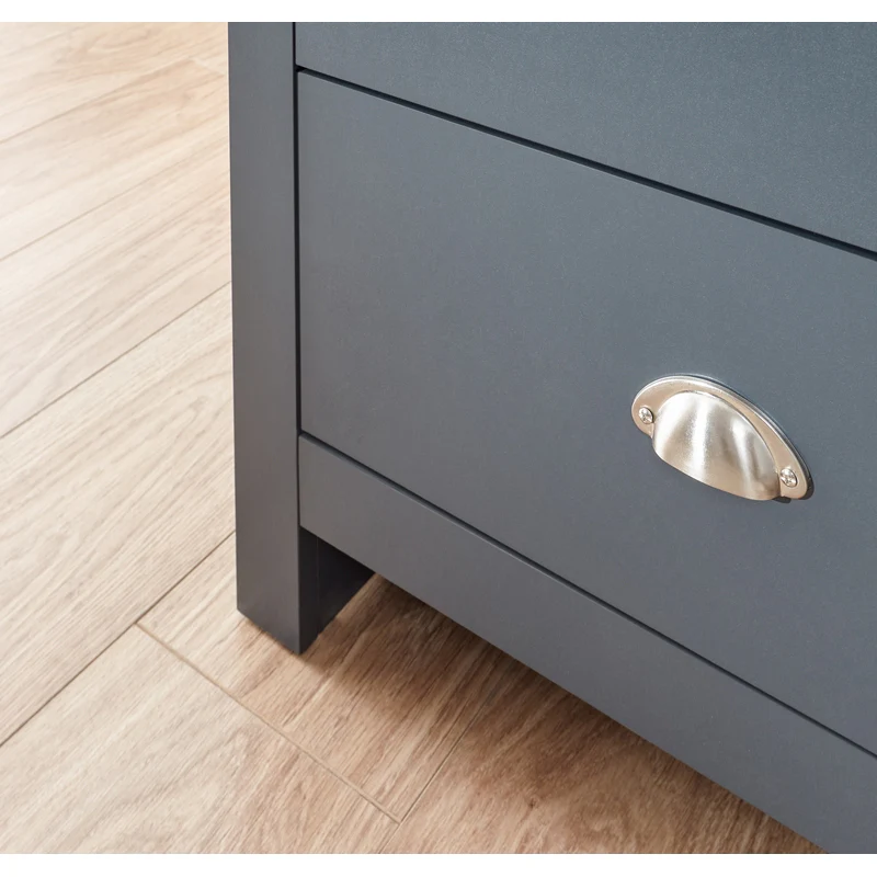 Lancaster Large Chest of Drawers Blue 7 Drawers - Image 4