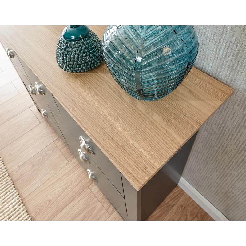 Lancaster Large Chest of Drawers Blue 7 Drawers - Image 5