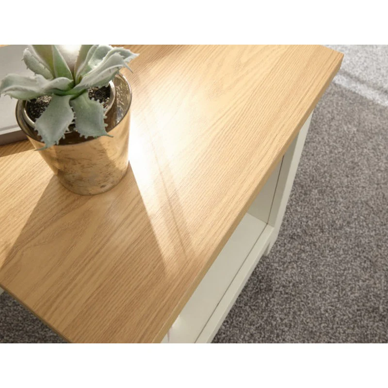 Lancaster Side Table Cream 1 Shelf - Image 6