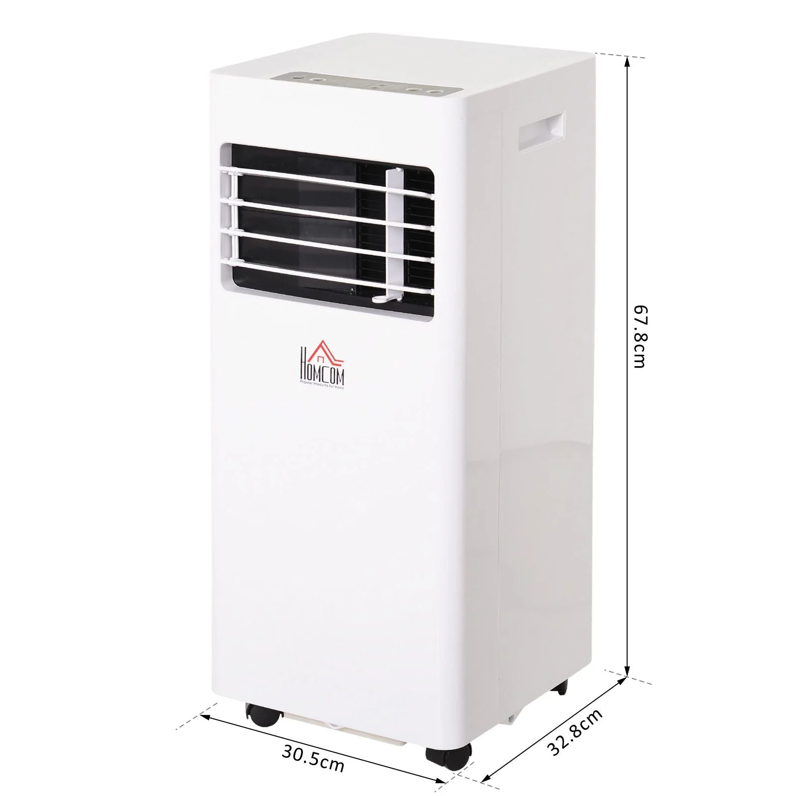 Mobile Air Conditioner White W/ Remote Control Cooling Dehumidifying Ventilating - 765W - Image 3