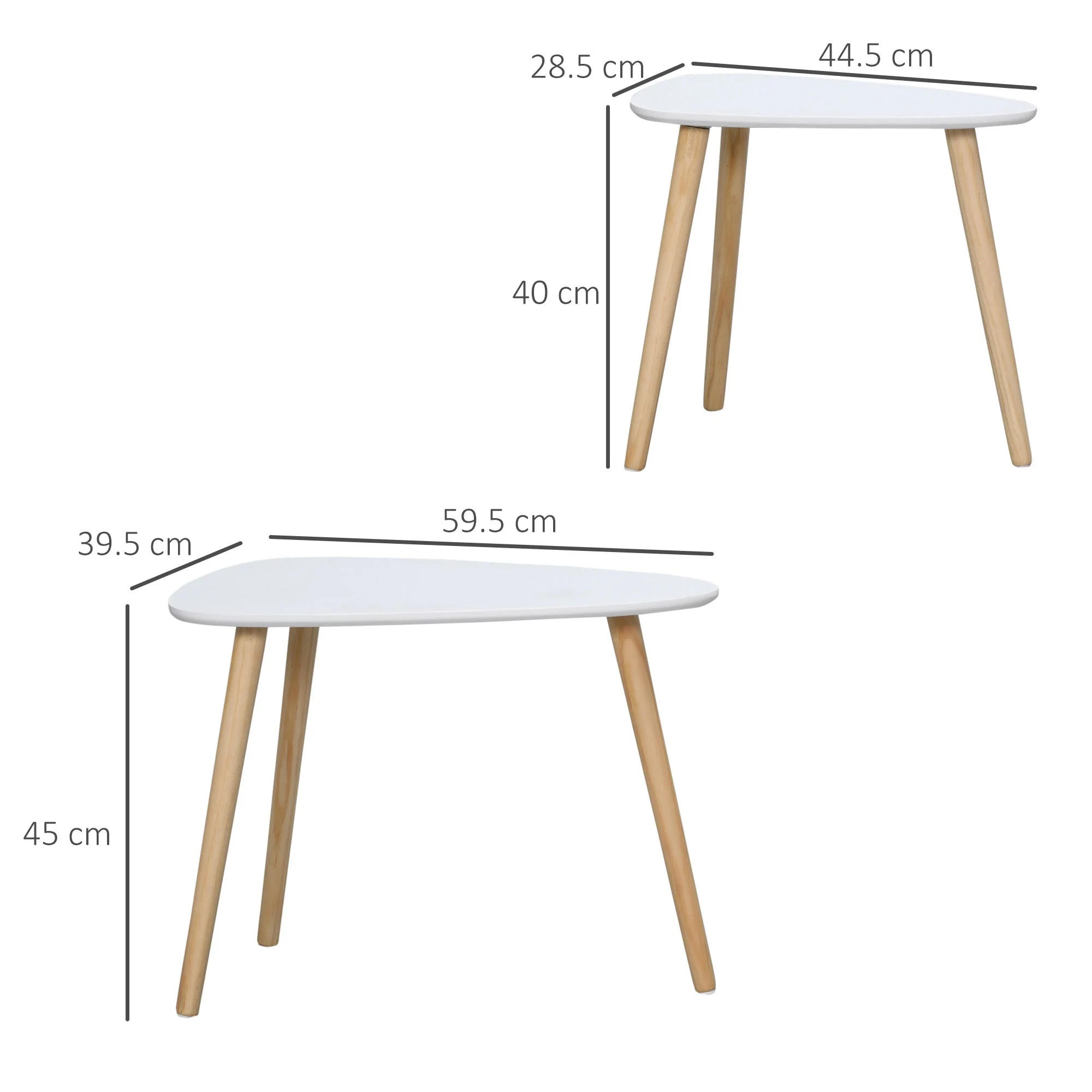 Modern Side Table Set of 2 - Image 3