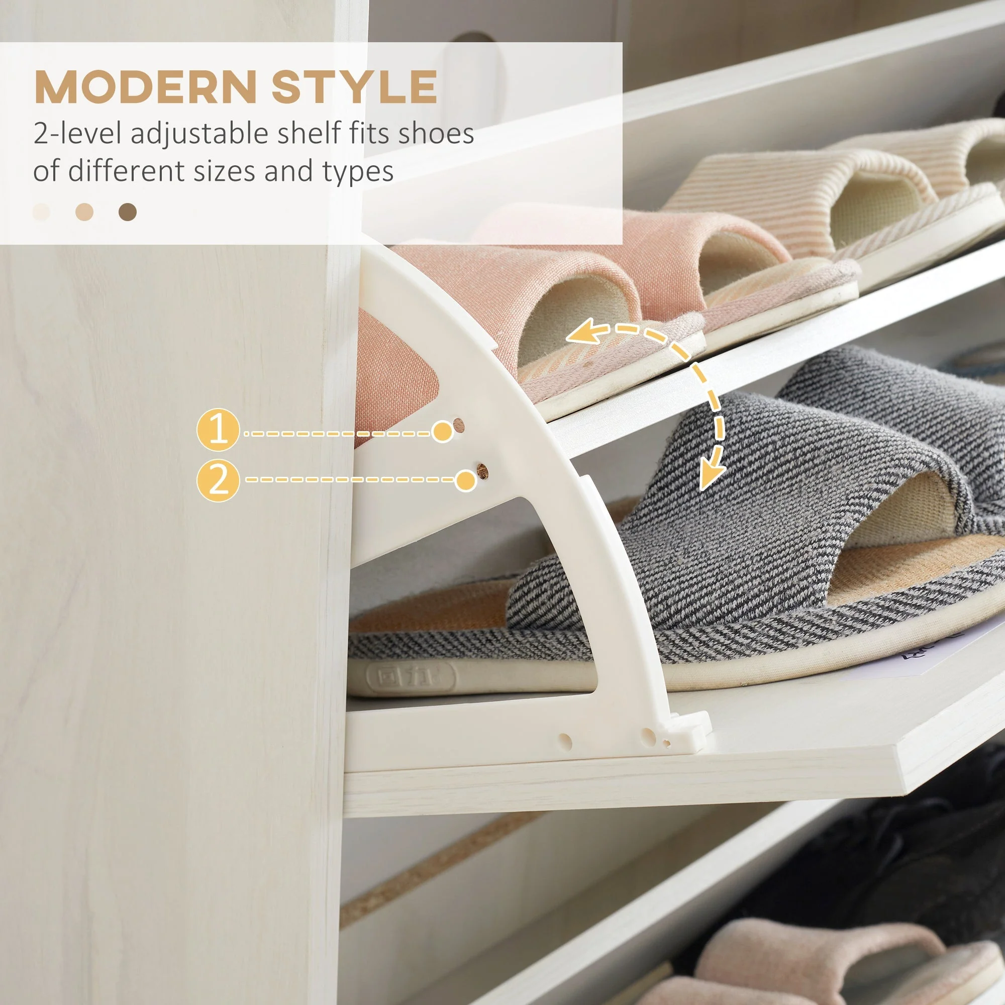 Narrow Shoe Cabinet - Image 4